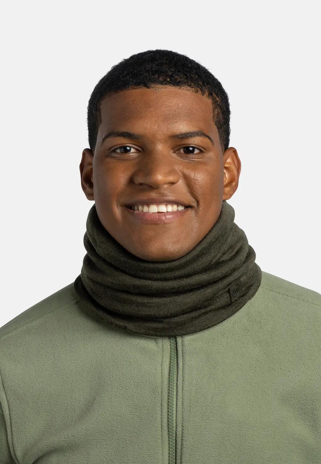 Cache-cou Merino Heavyweight Unisex Buff Marron TAILLE UNIQUE 3/5