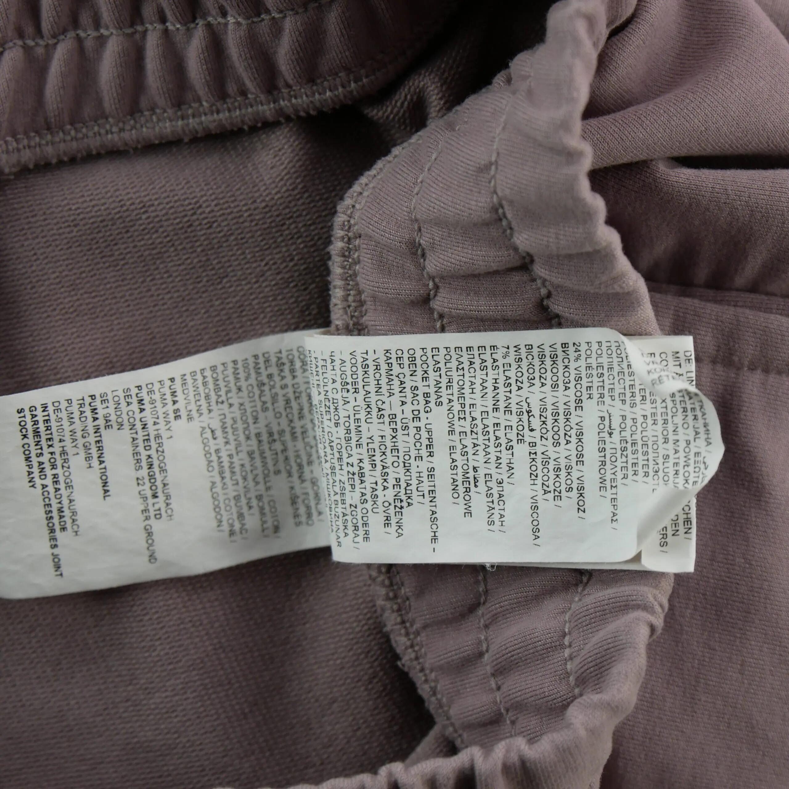 Tweedehands - Heren joggingsbroek taps toelopend mauve - Als nieuw 6/6