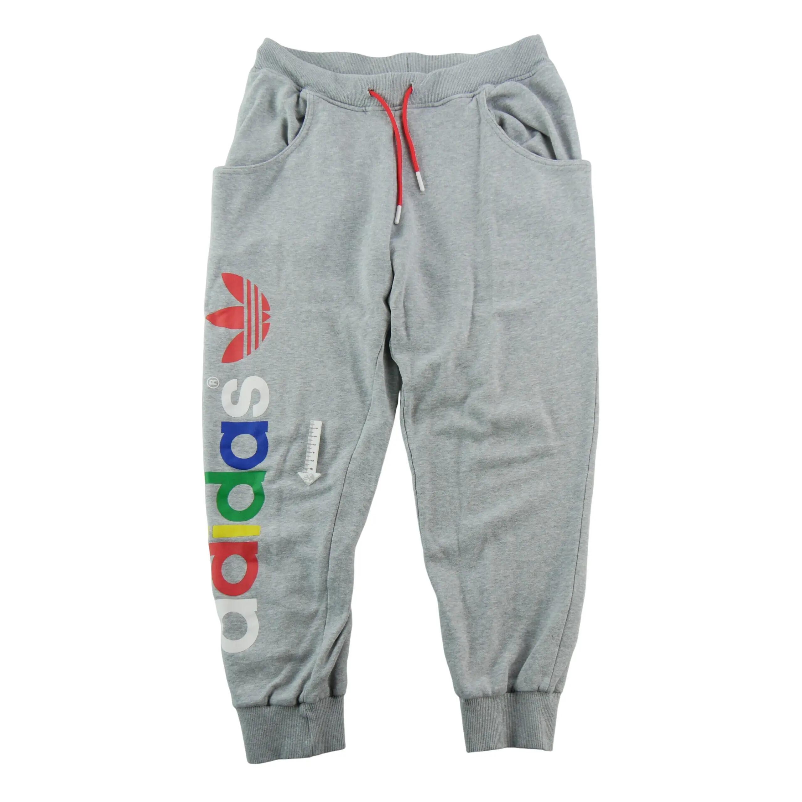 Seconde vie - Jogging Homme Trefoil multicolore Gris - Bon état 6/9