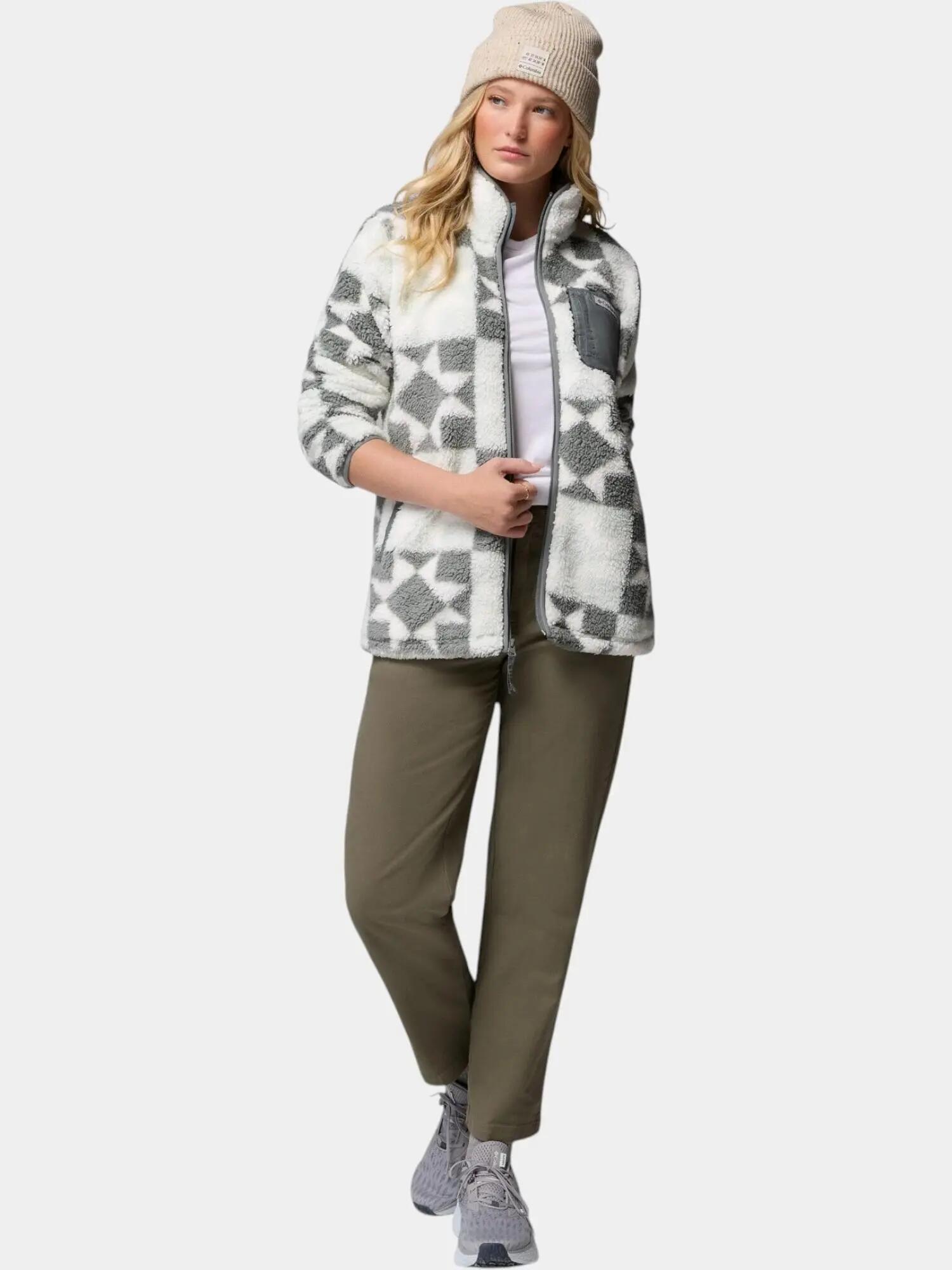West Bend Print Full Zip II Women S grün - tea light, cozy quilt 4/7