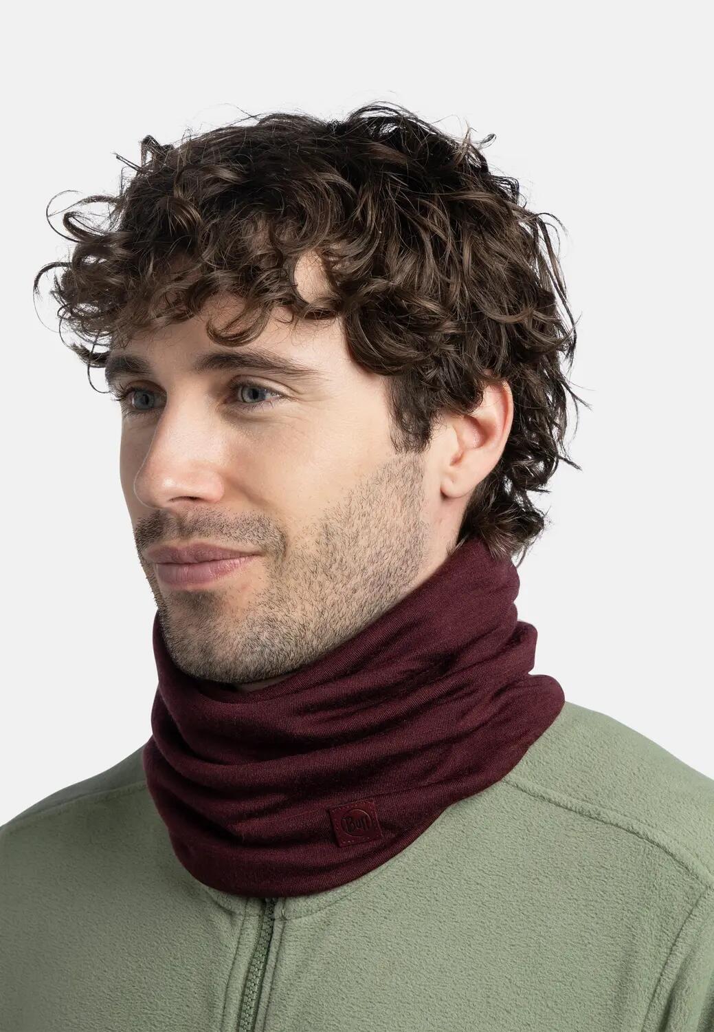 Cache-cou Merino Heavyweight Unisex Buff Rouge TAILLE UNIQUE 4/5