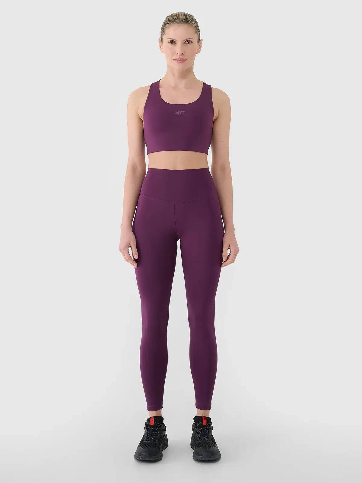 LEGGINSY DAMSKIE 4F TRENINGOWE WYSOKI STAN NA SIŁOWNIĘ NA CO DZIEŃ 7/9