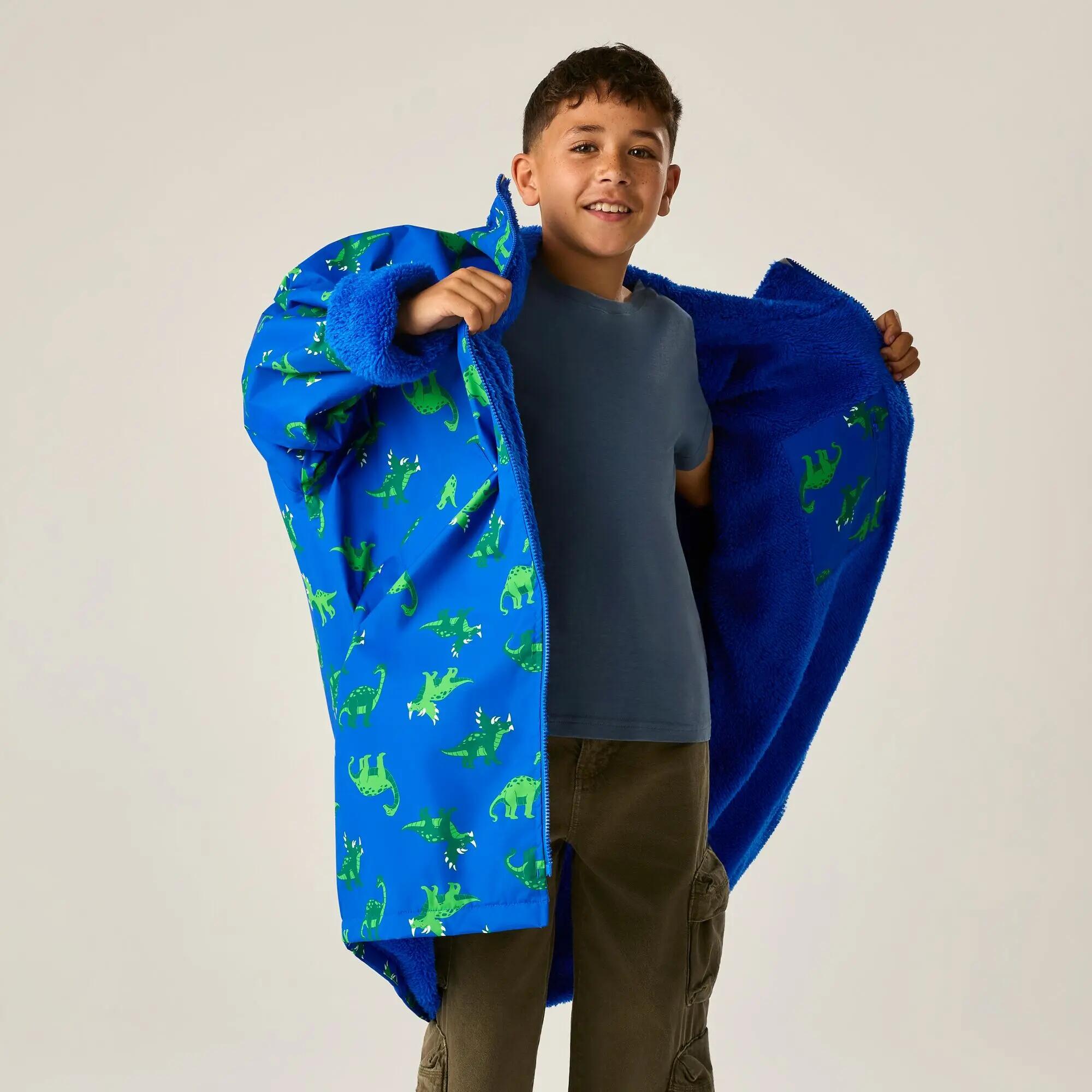 Badponcho Wandelen Kinderen Waterdicht 8/14