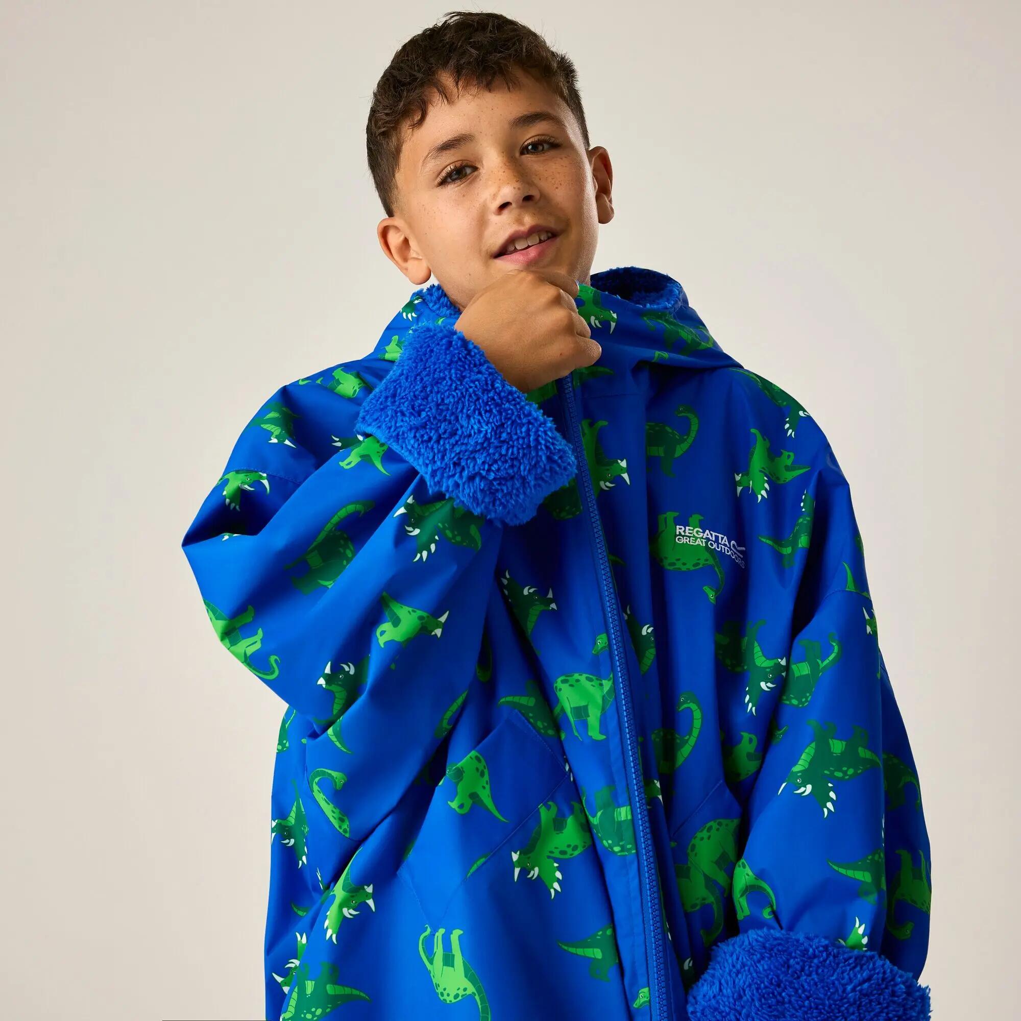 Badponcho Wandelen Kinderen Waterdicht 7/14