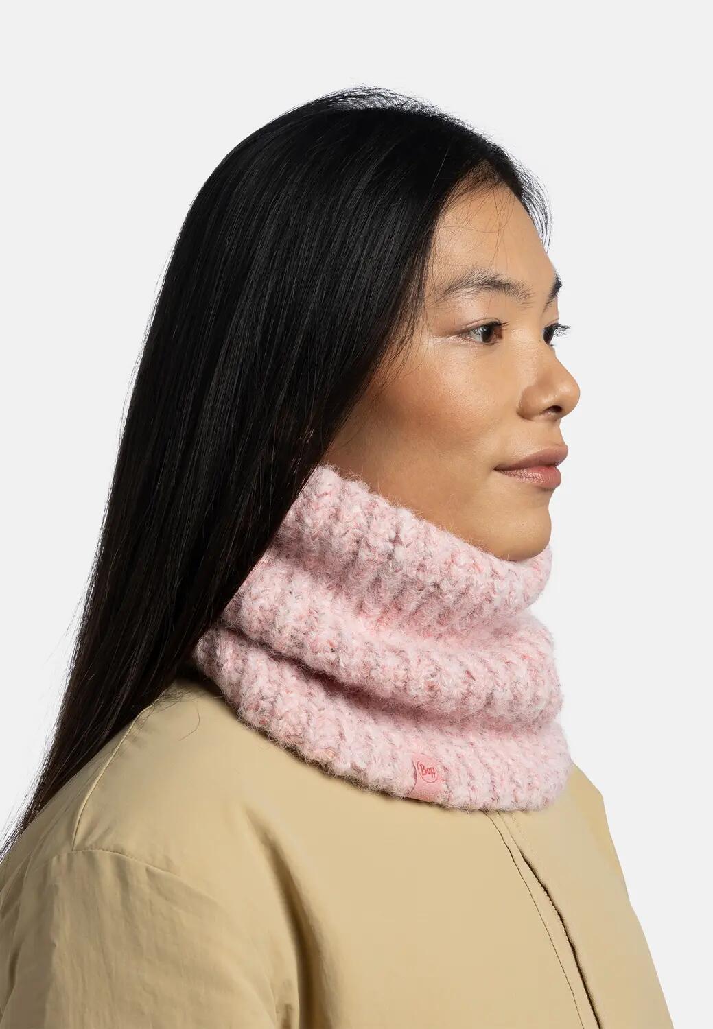 Cache-cou tricoté & Fleece Unisex Buff Rose TAILLE UNIQUE 4/5