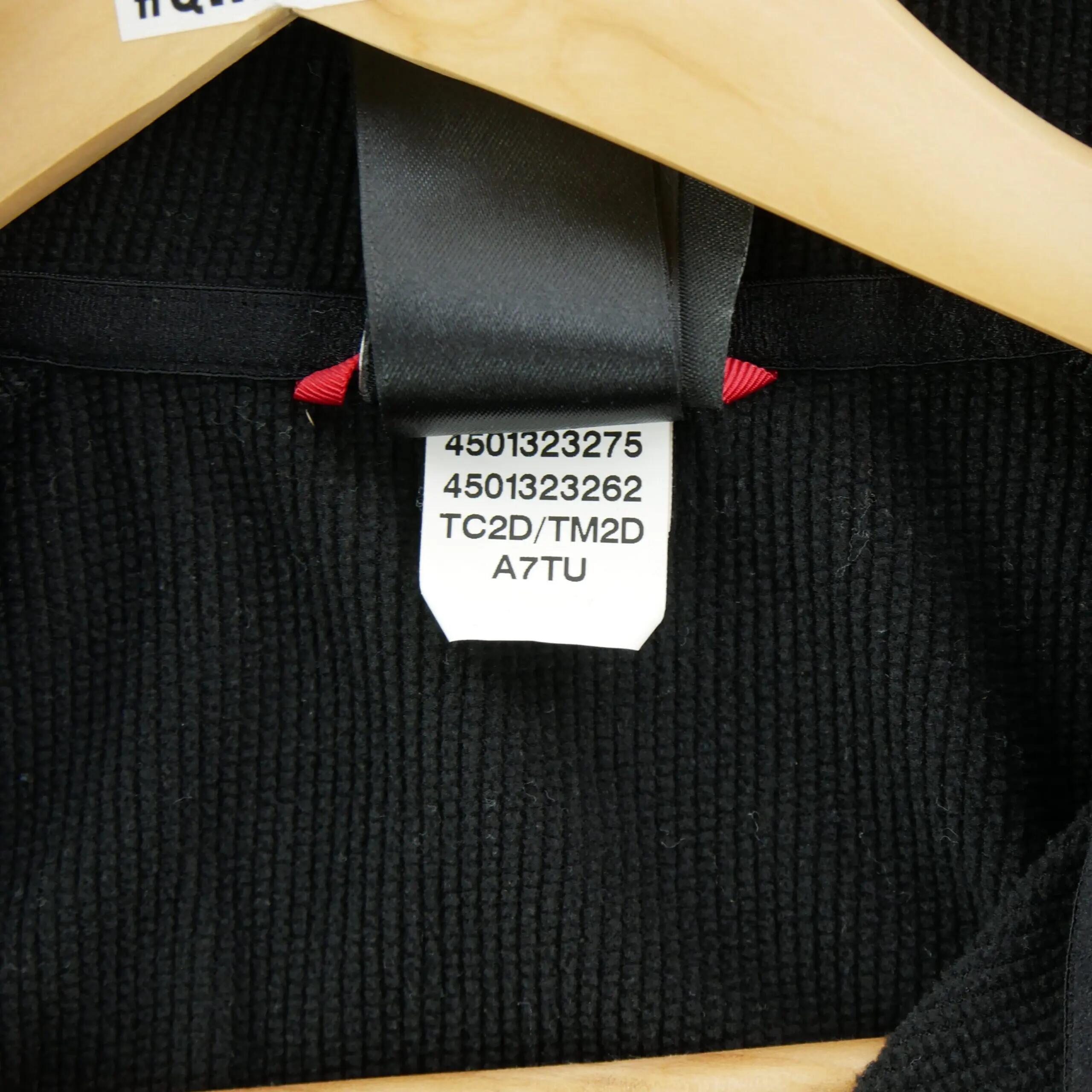 Second hand - Pile uomo 1/4 Zip nero - Stato eccellente 9/9