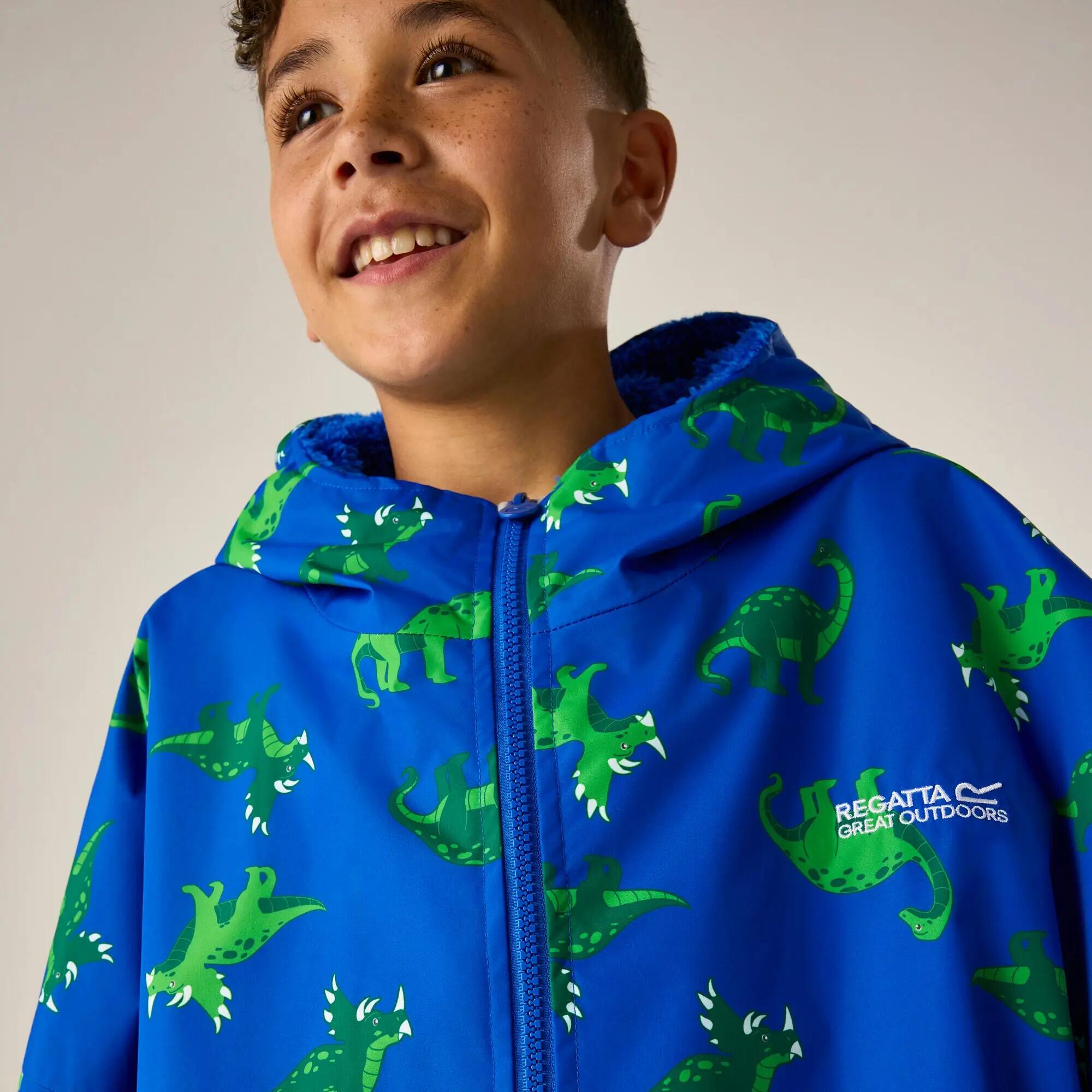 Badponcho Wandelen Kinderen Waterdicht 10/14