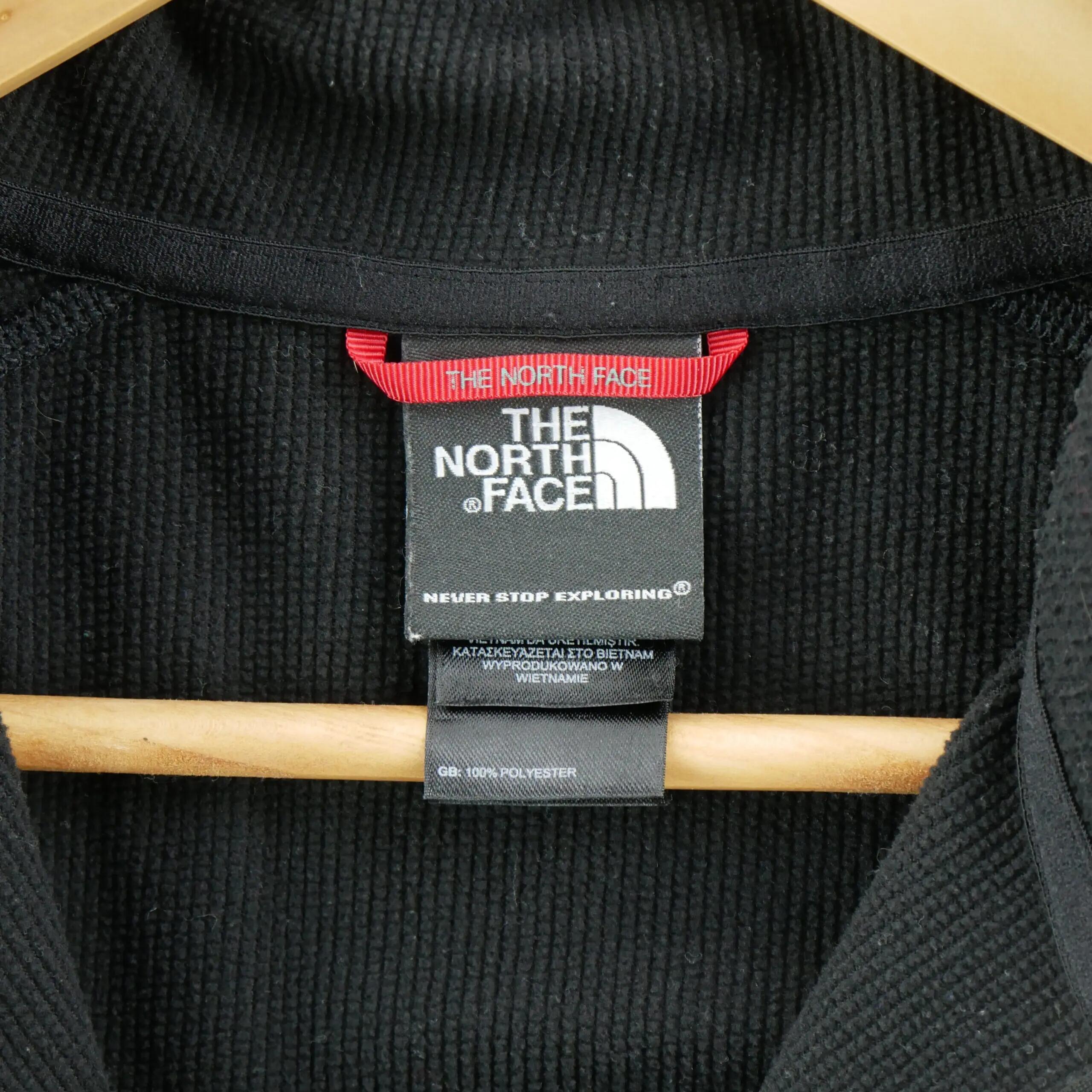 Second hand - Pile uomo 1/4 Zip nero - Stato eccellente 6/9