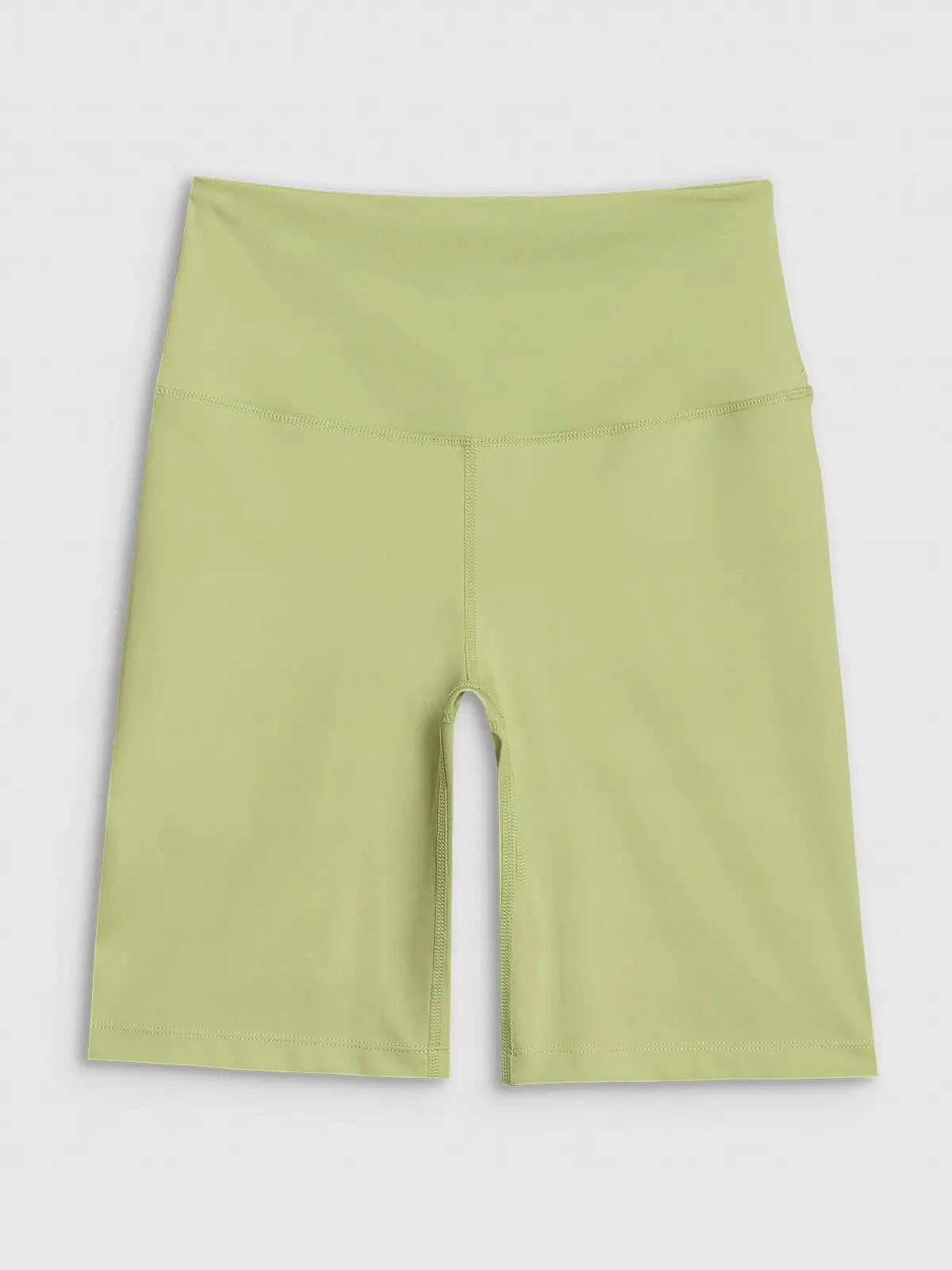 SPODENKI DAMSKIE 4F TRENINGOWE LEGGINSY KRÓTKIE KOLARKI  KOLOR ZIELONY 8/10