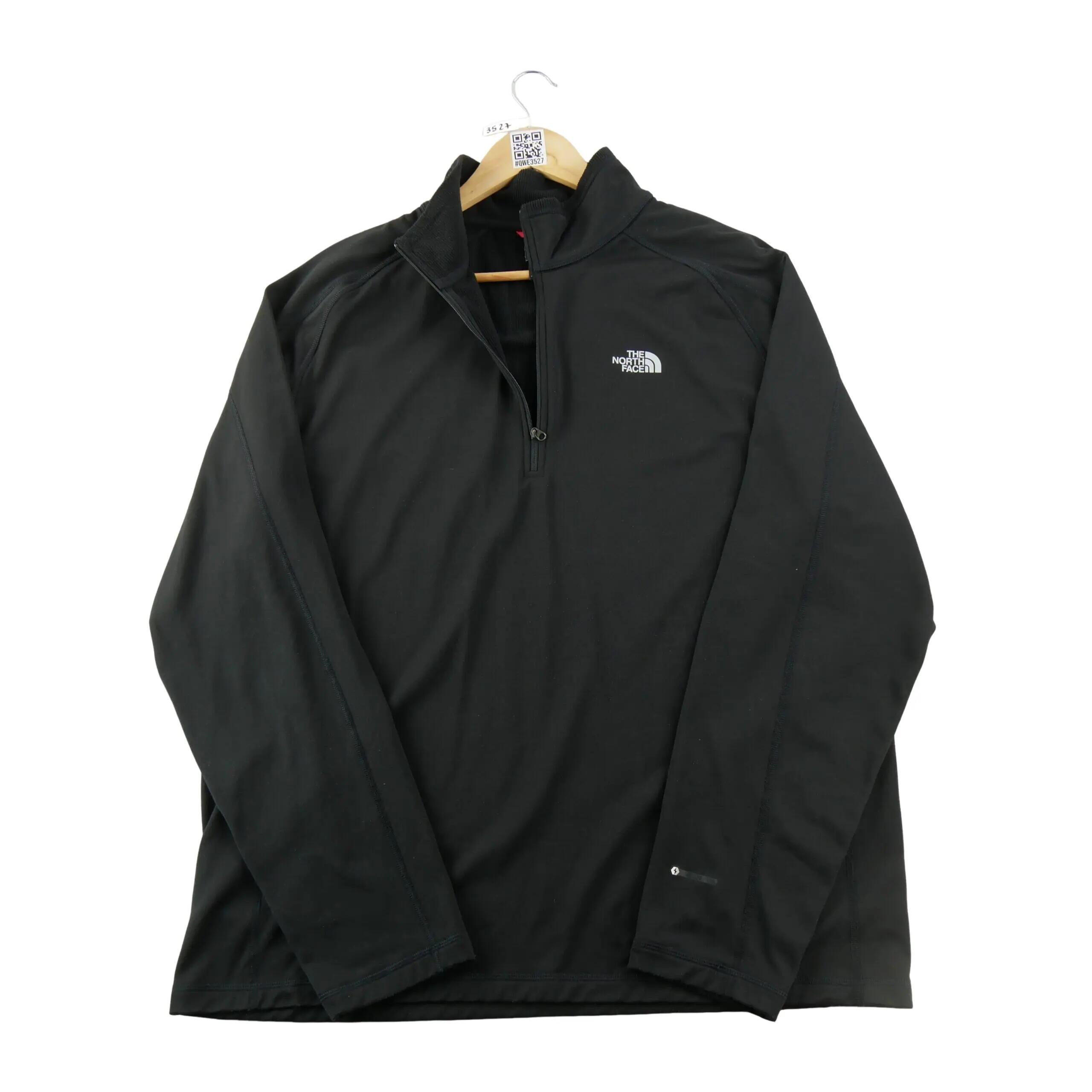 Second hand - Pile uomo 1/4 Zip nero - Stato eccellente 3/9