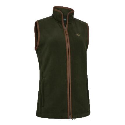 Gilet polaire Lady Cumbria - Forest Ember, doux et silencieux