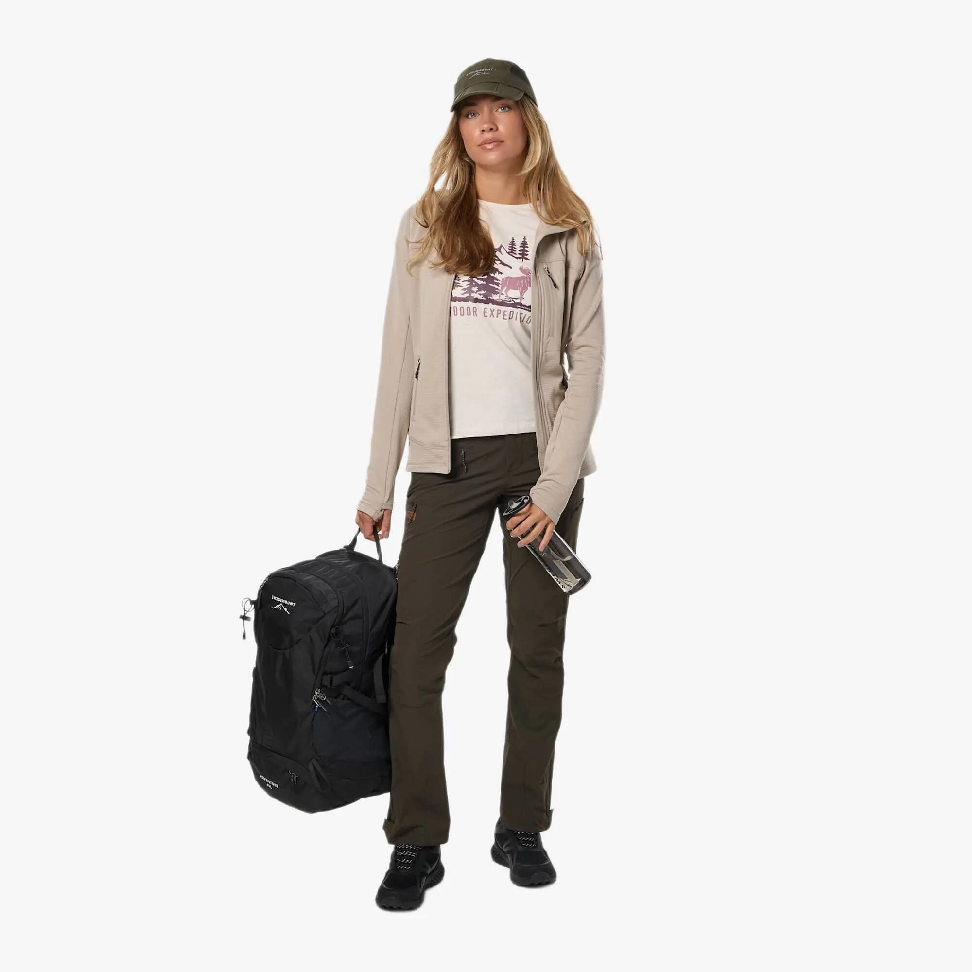 Sweat À Capuche Zippé  Femme Respirant 3/7