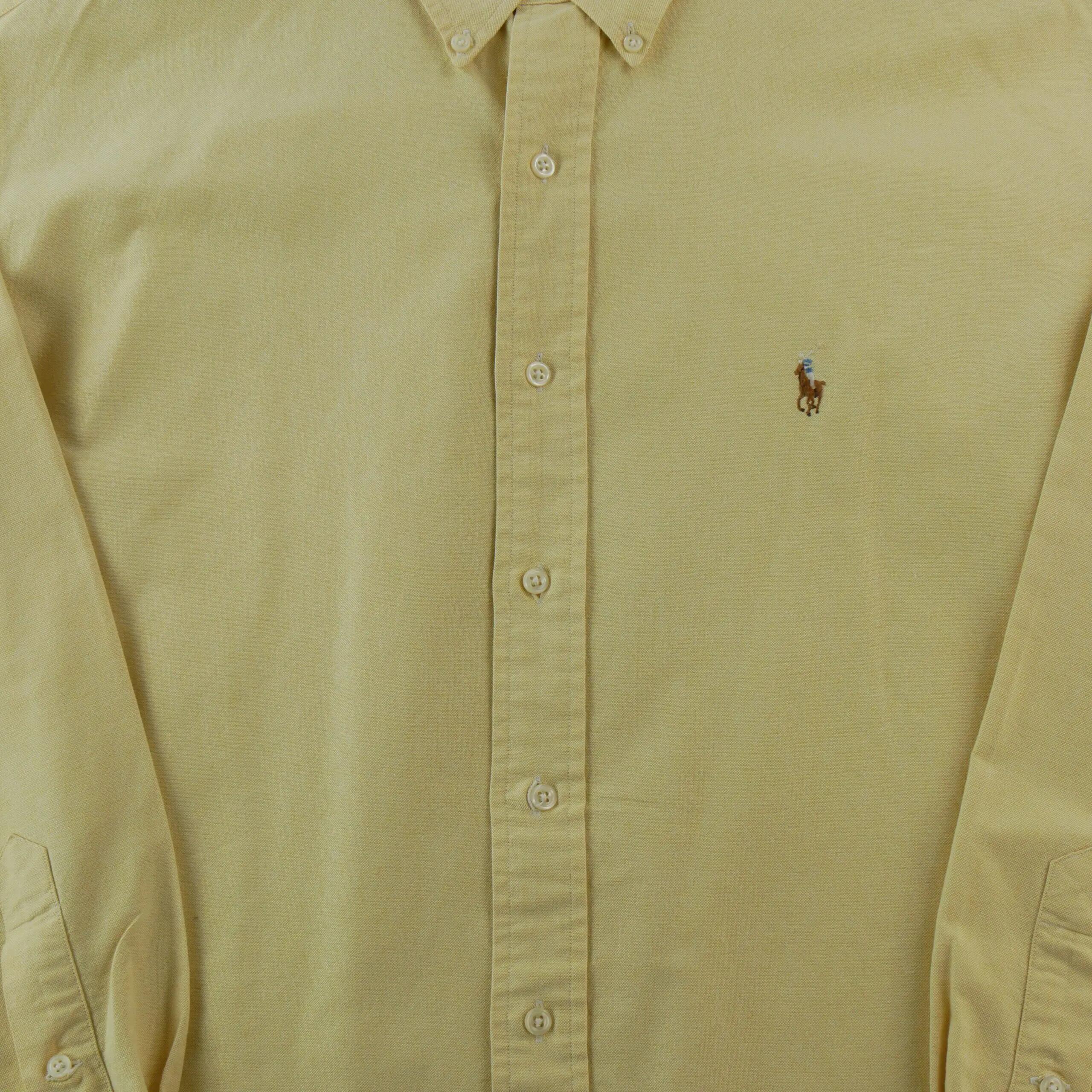 Seconde vie - Chemise classiques Homme Yarmouth Jaune - Bon état 3/7