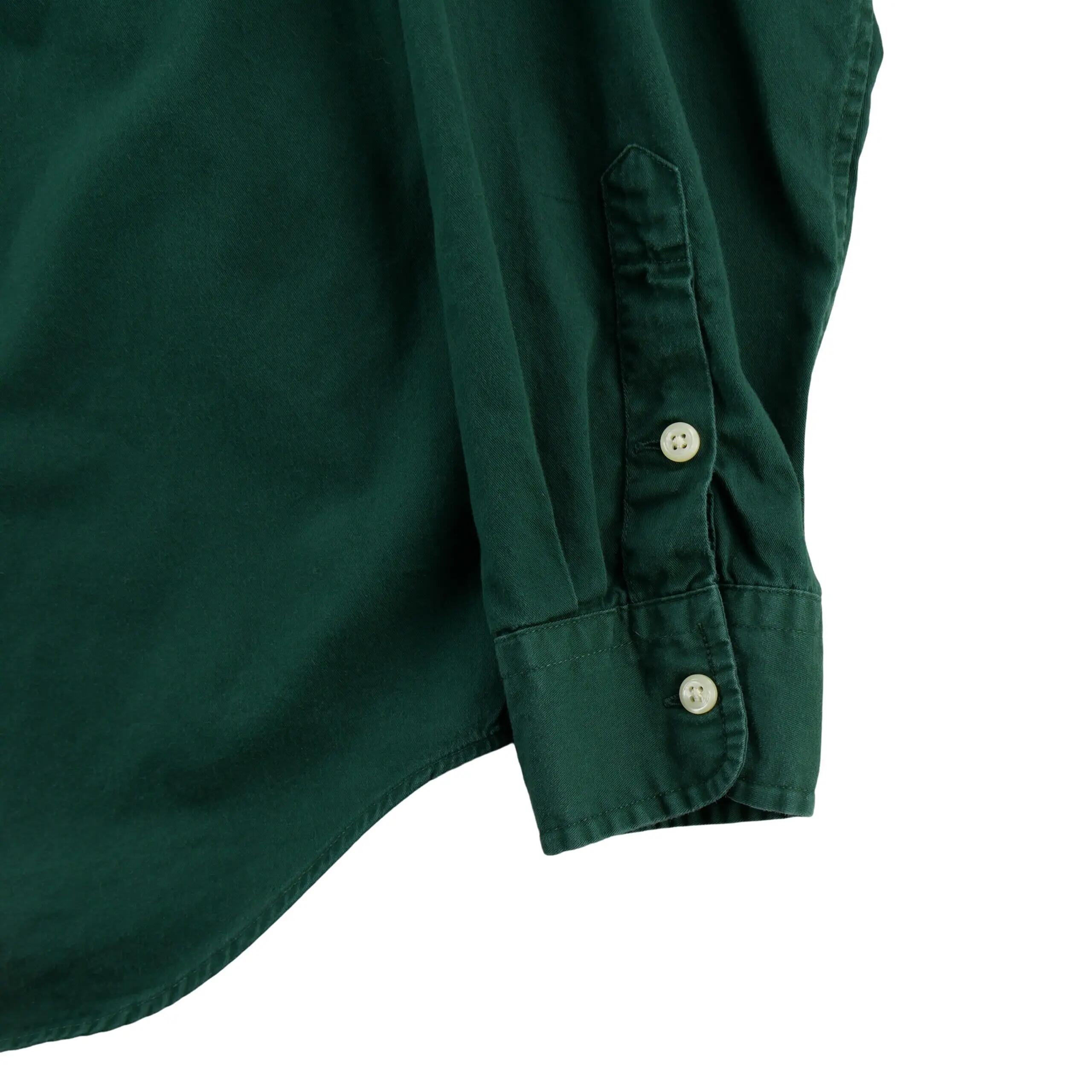 Tweedehands - Klassiek overhemd Heren Groen - Zeer goede staat 3/7