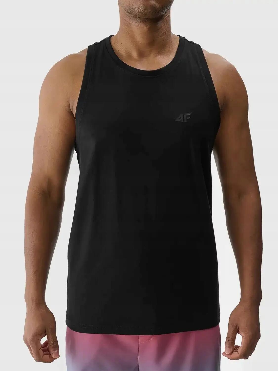KOSZULKA MĘSKA BEZ RĘKAWÓW 4F TANK TOP SPORTOWA XL TSLEM126 2/4