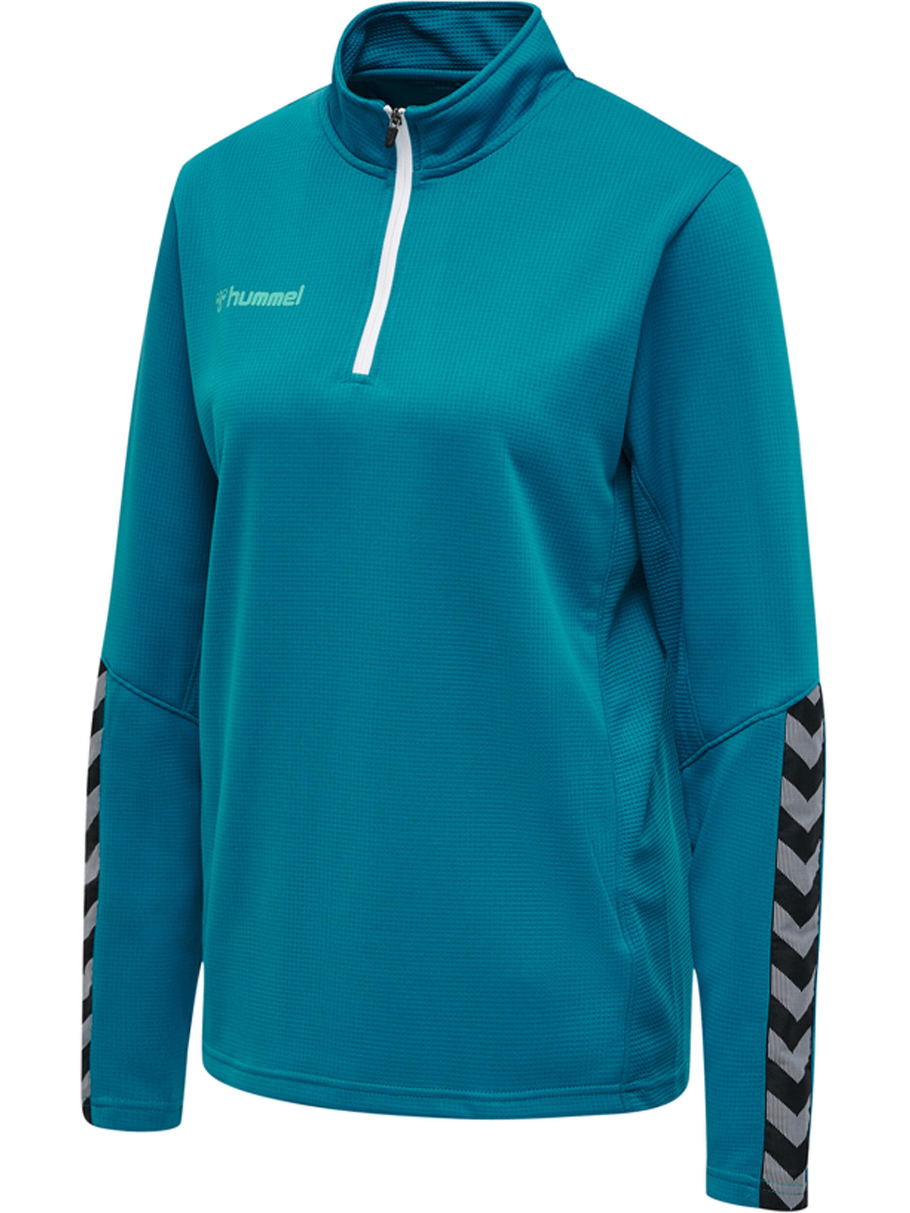 Bluza do piłki nożnej damska Hummel demi-zip hml AUTHENTIC