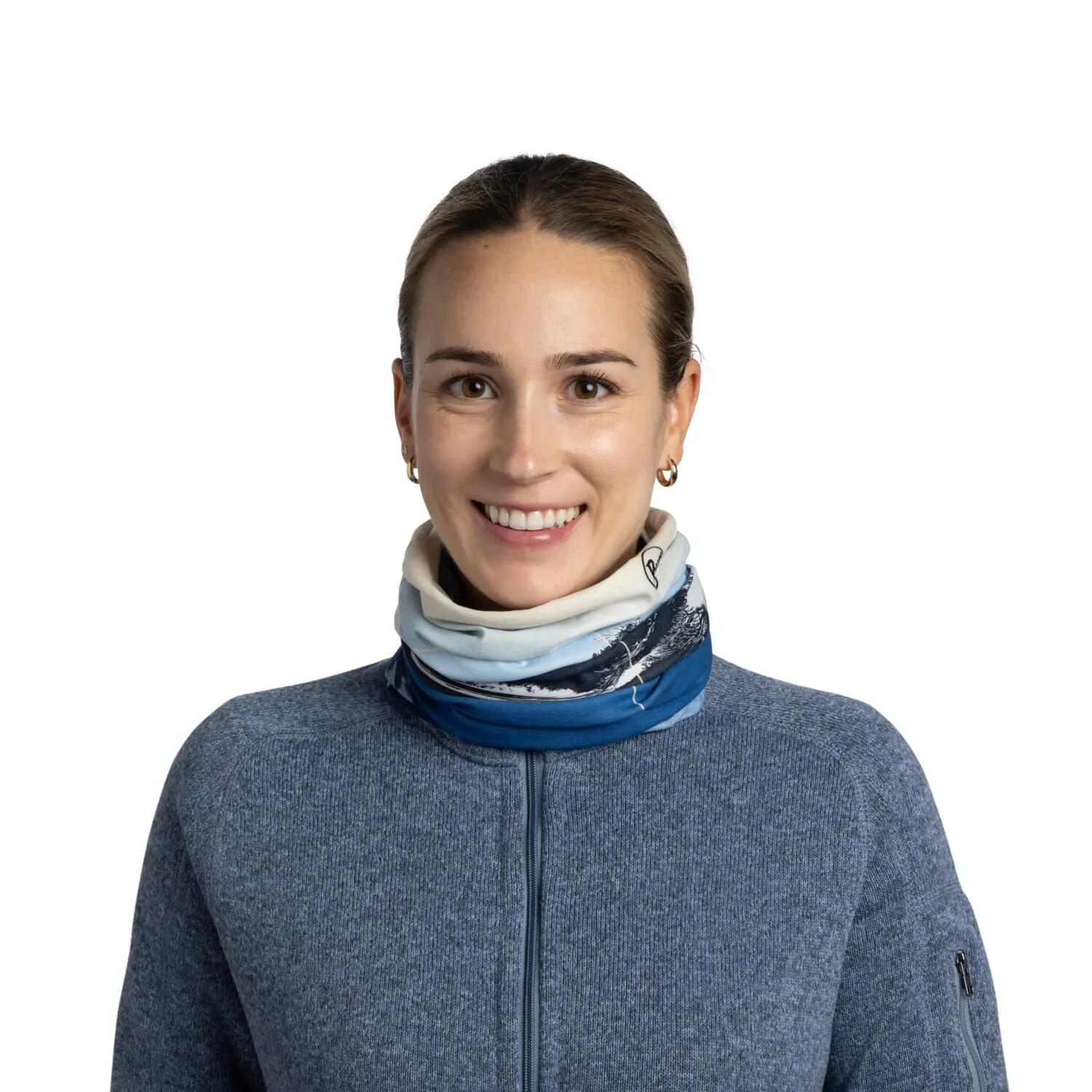 Tour de cou Original EcoStretch Unisex Buff Bleu TAILLE UNIQUE 3/5