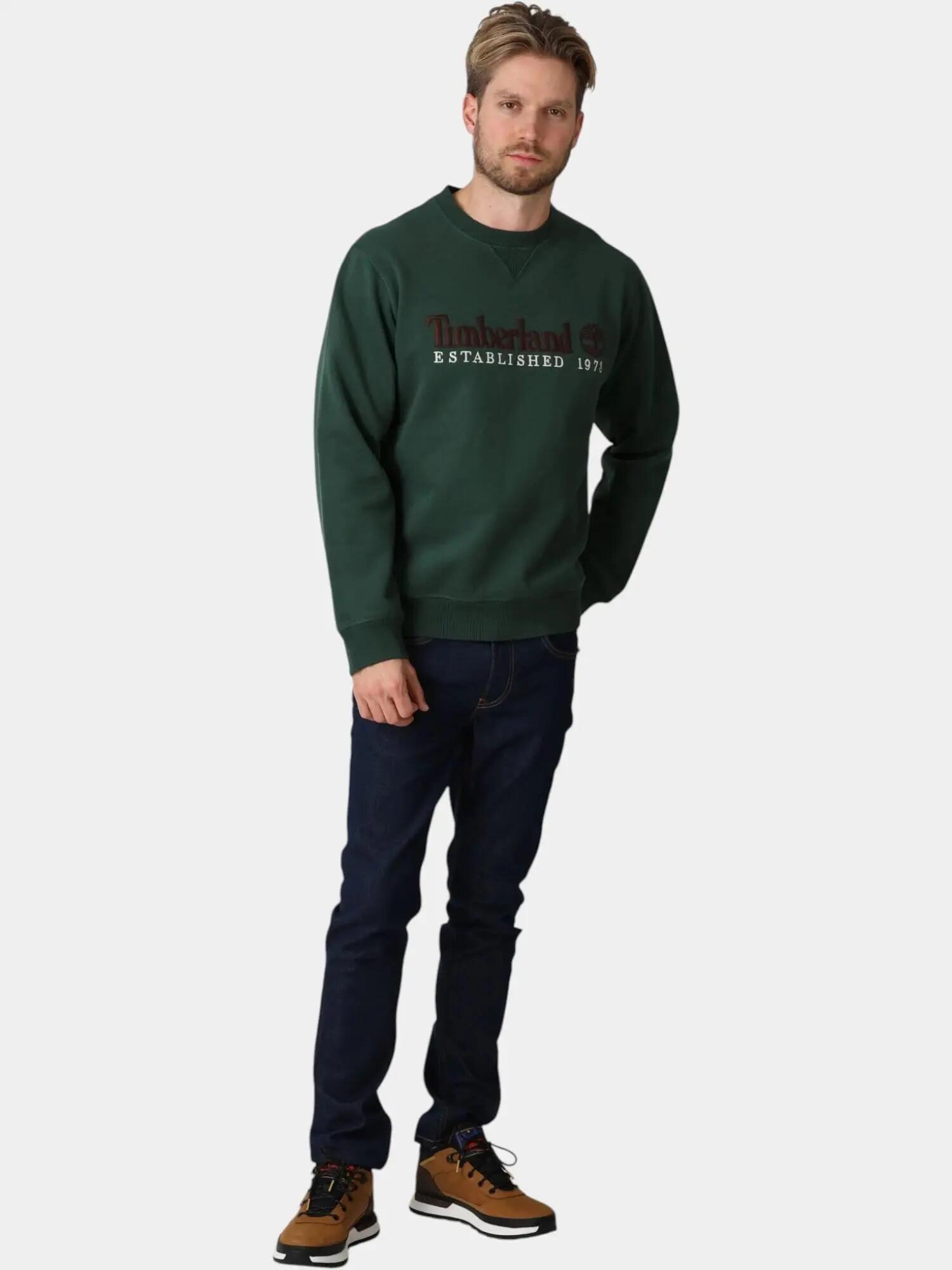 Pull Homme Established 1973 Embroidered Logo Bb Crew 4/5