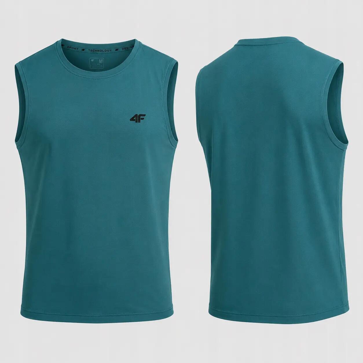 KOSZULKA MĘSKA 4F T-SHIRT BEZ RĘKAWÓW NA RAMIĄCZKA 5XL M226 SS26 6/7