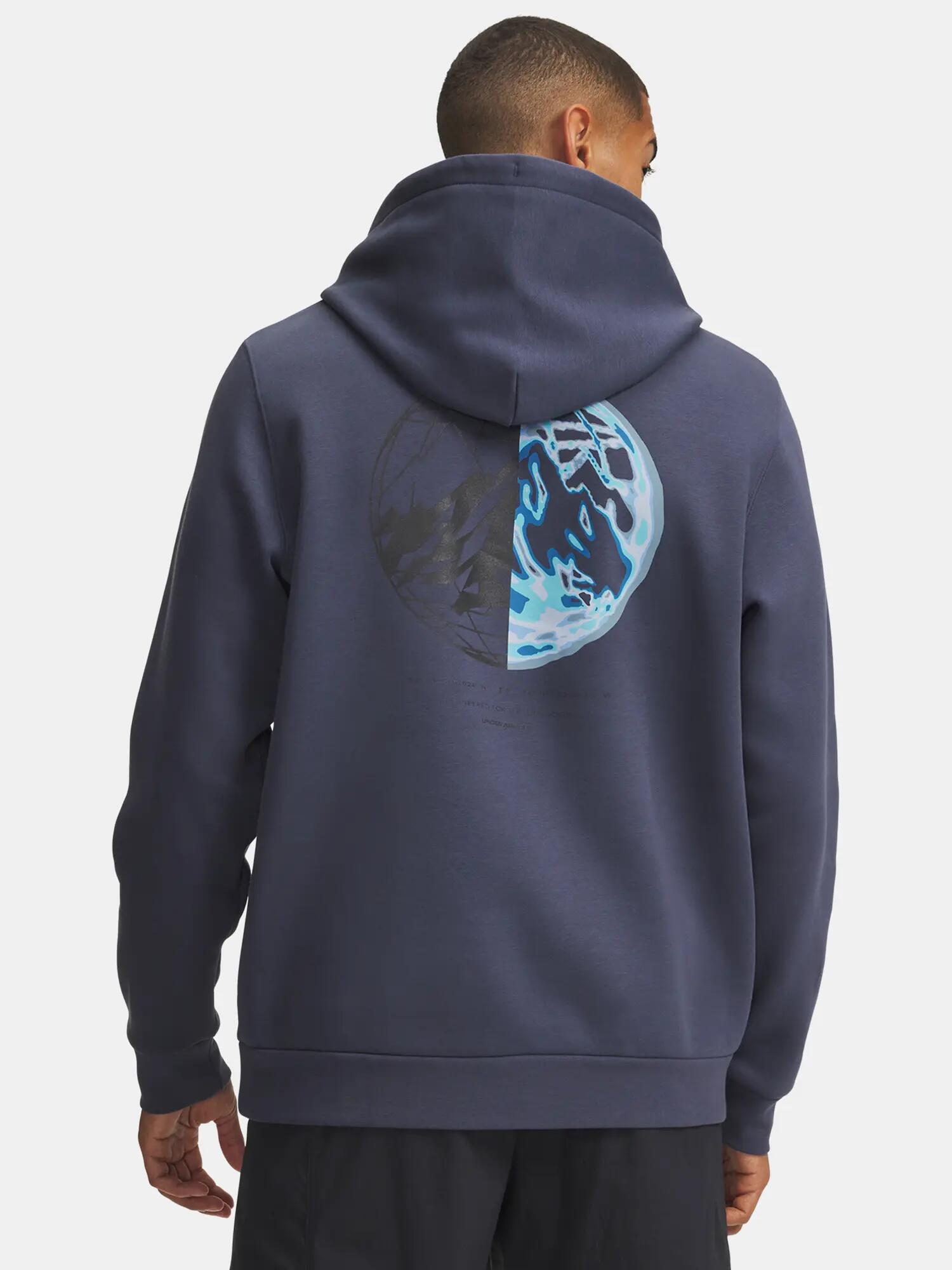 Férfi pulóver Under Armour M Icon Fleece MTN Fill HD 2/4