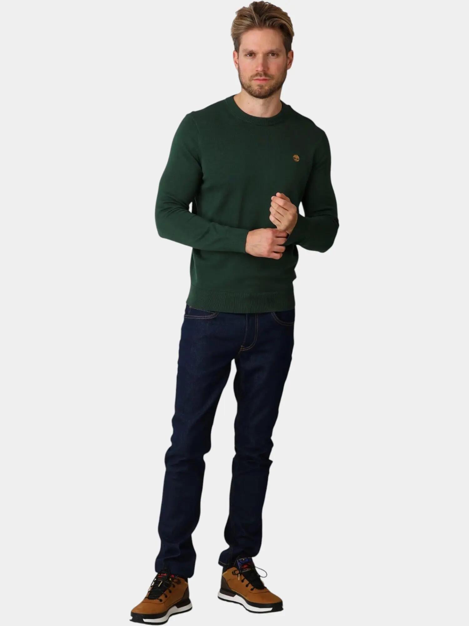 Strickpullover Herren Williams River Cotton Crew Neck 4/5