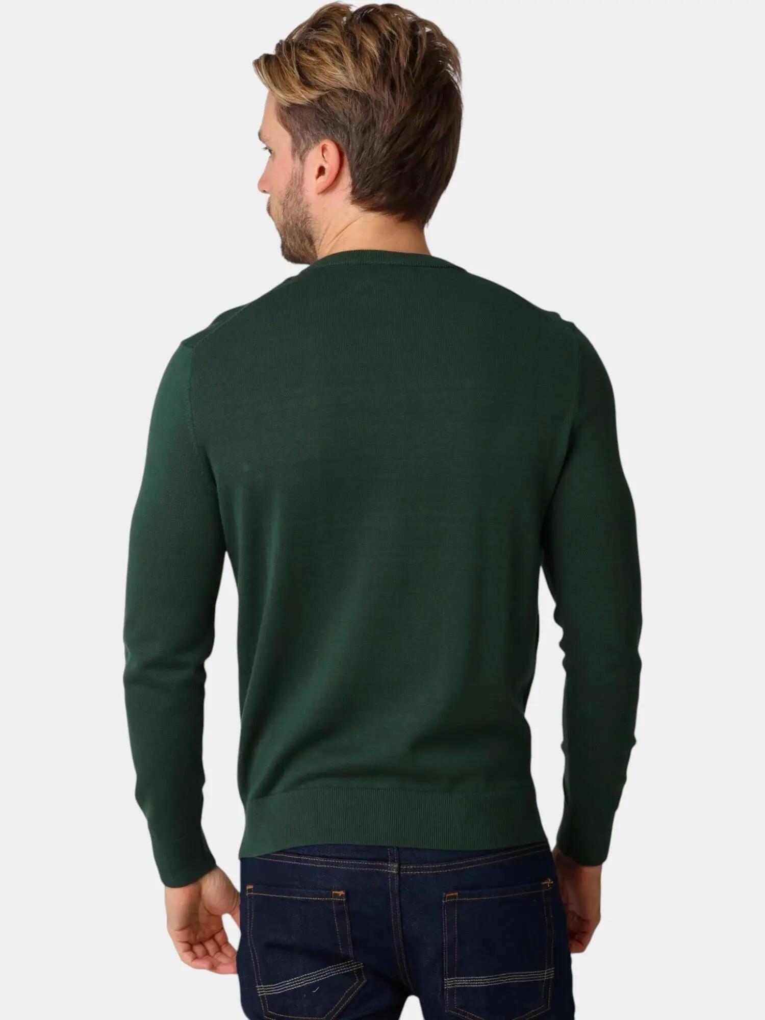 Strickpullover Herren Williams River Cotton Crew Neck 3/5
