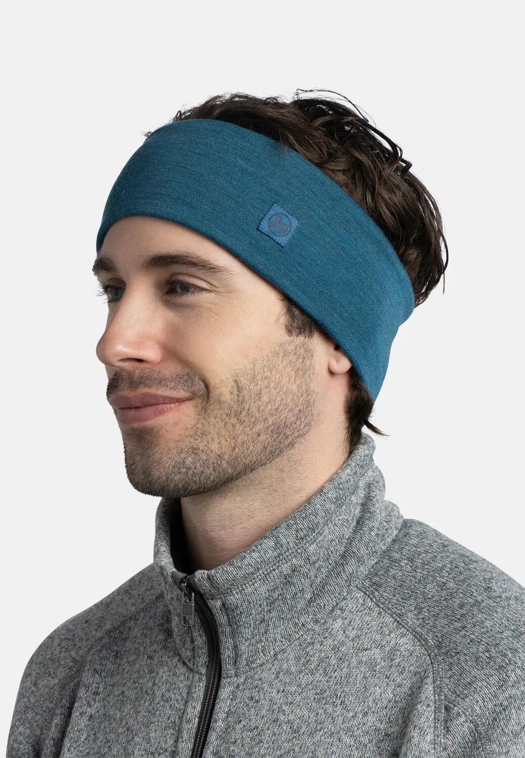 Cinta Merino Heavyweight Unisex Buff Azul ÚNICA 3/3