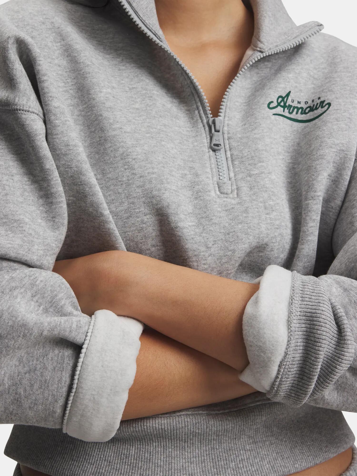 Női pulóver Under Armour RIVAL FLEECE VARSITY HZ 3/3