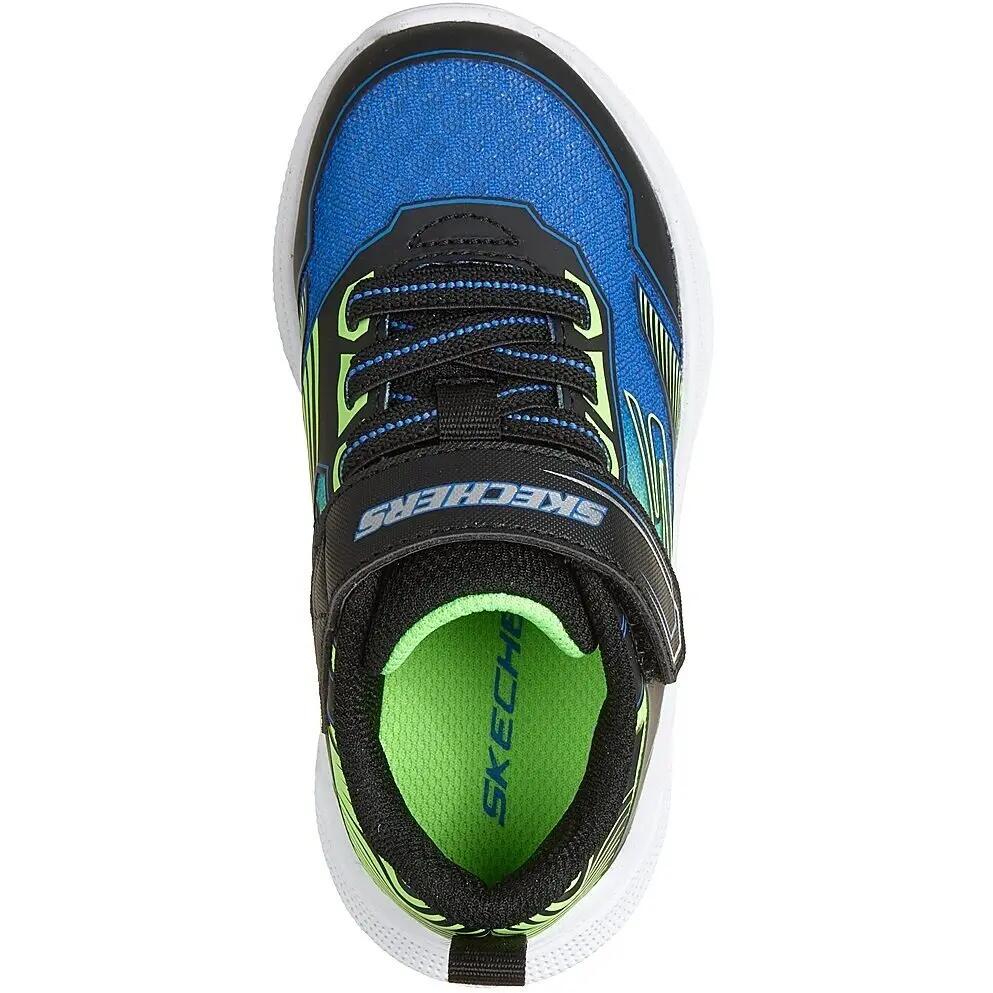 Baskets Skechers Microspec Velocity Grid-dri, Bleu, Enfants 2/5