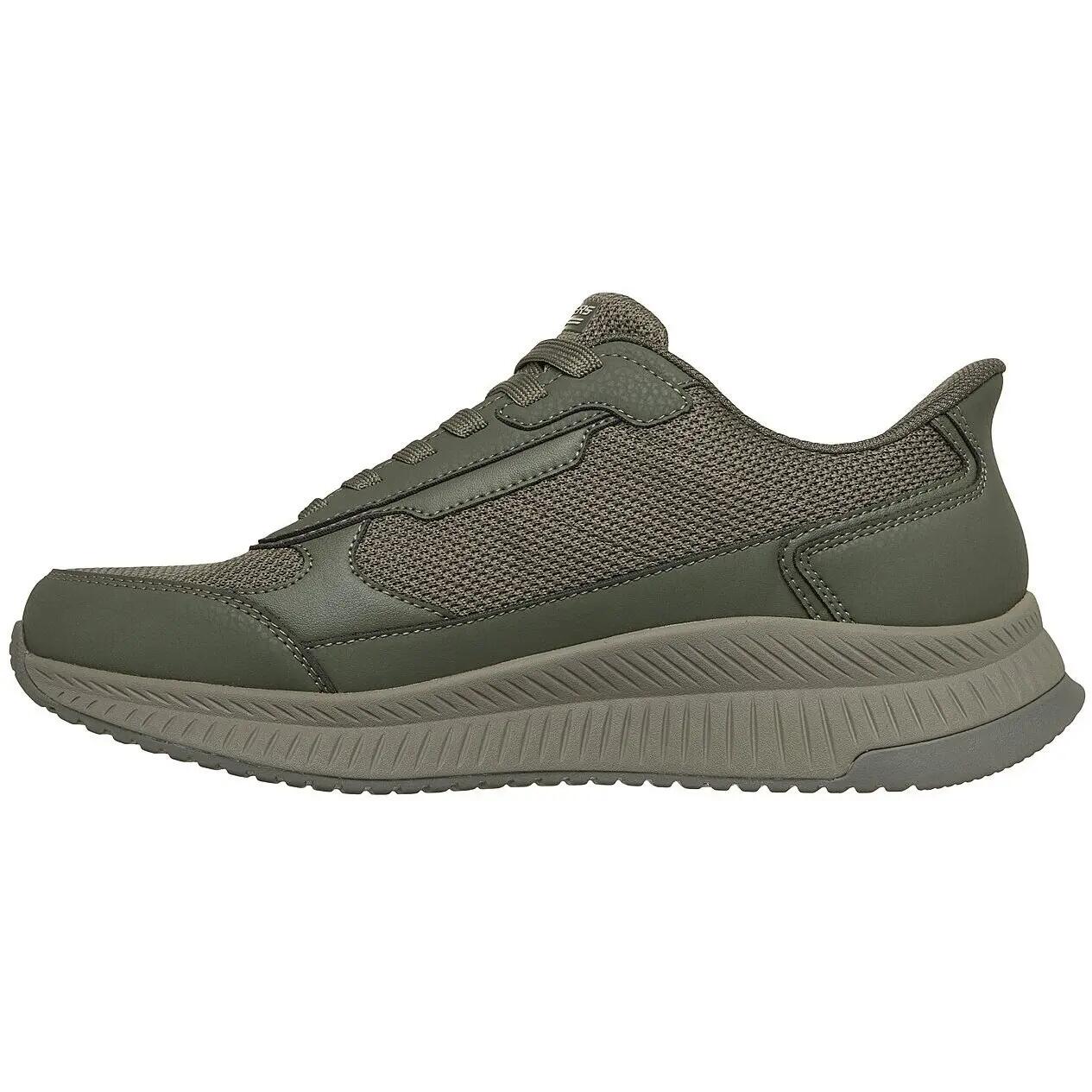 Zapatillas Skechers Bobs Squad 4 Crucial Step, Verde, Hombre 5/5