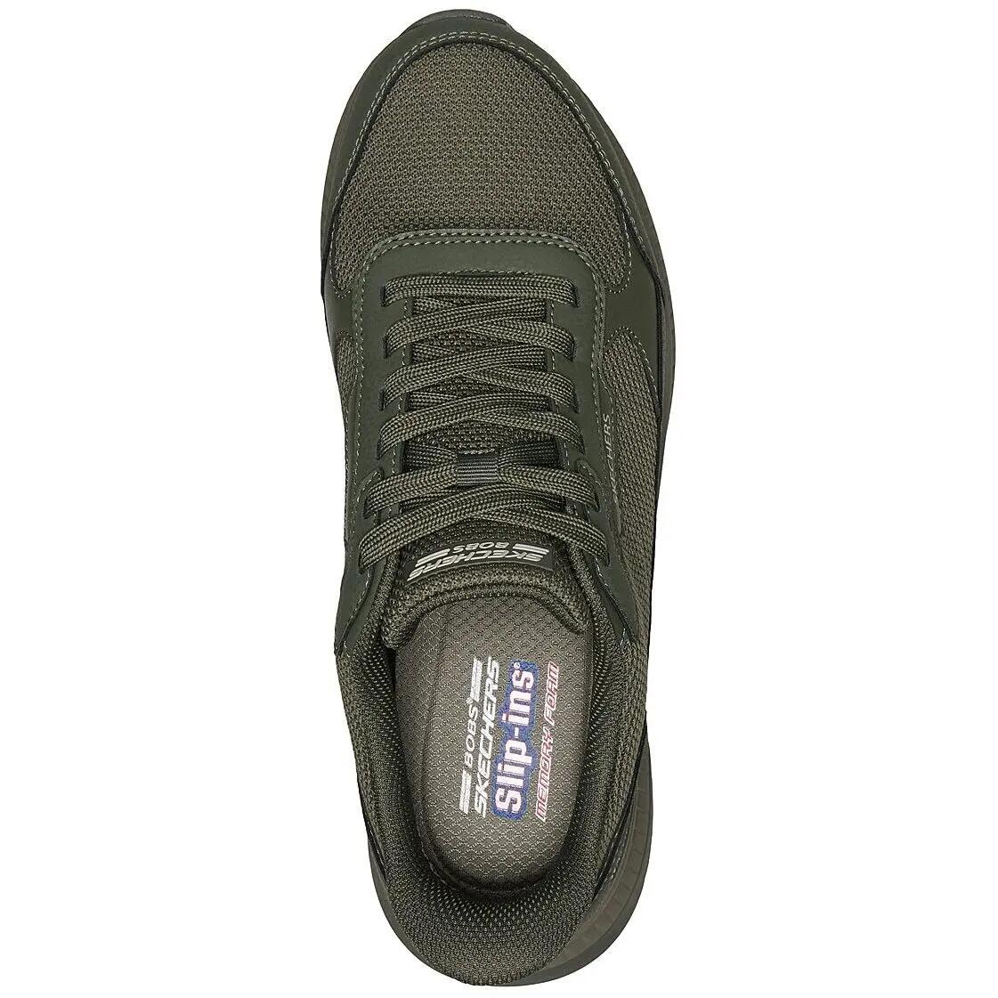 Zapatillas Skechers Bobs Squad 4 Crucial Step, Verde, Hombre 2/5