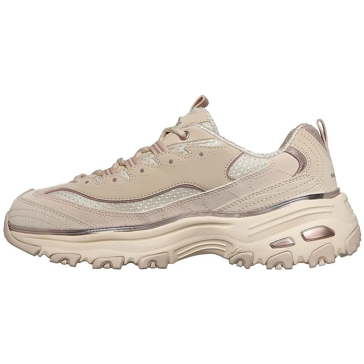 Zapatillas Skechers D'lites-chrome Wave, Gris, Mujer 5/5