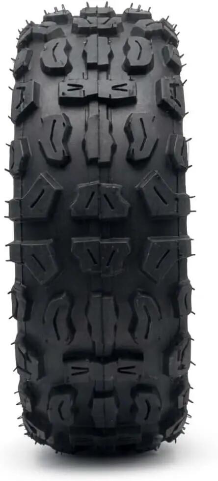 2 pneus 100/65-6.5 Tubeless 4PR 11″ renforcés à crampons noirs 3/6