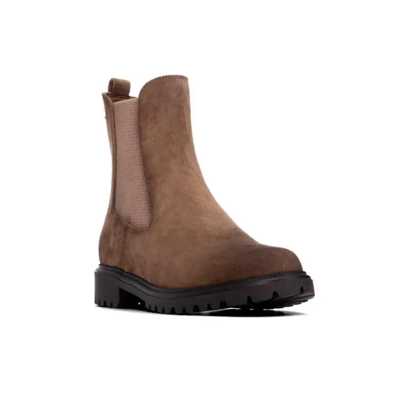 Botines Planos Mujer Xti  Marrón 2/5
