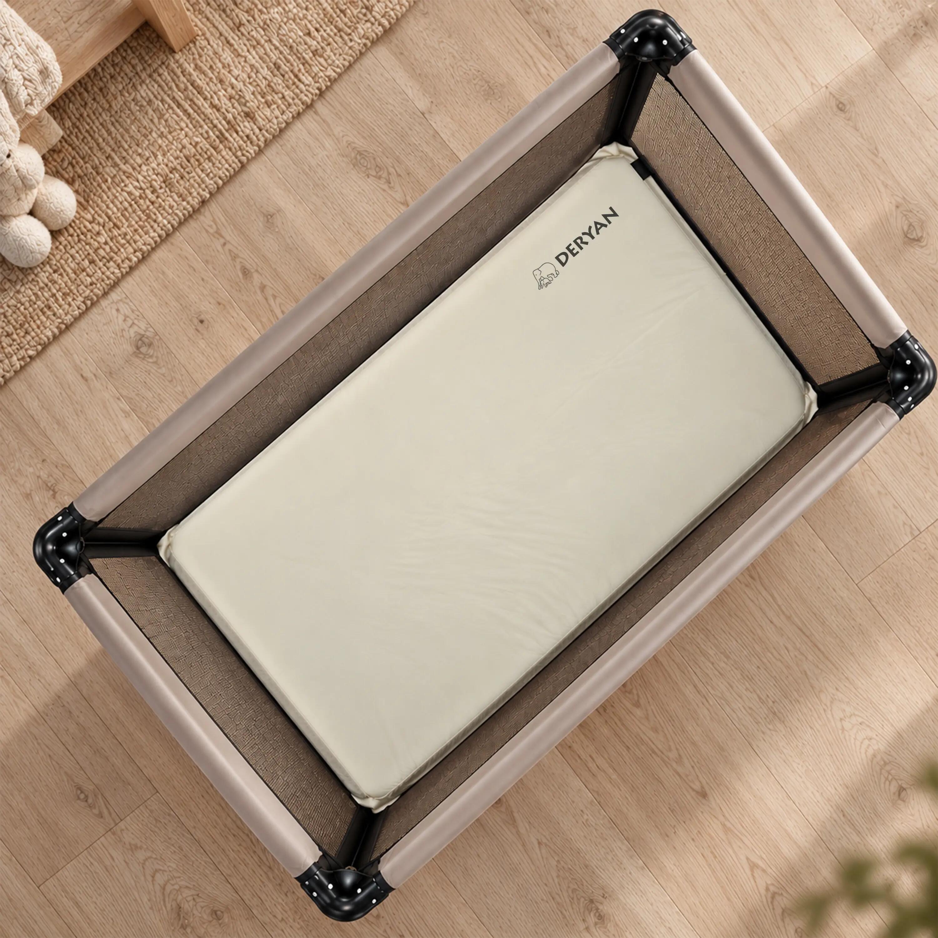 Reisebett-Matratze - Selbstaufblasende Matratze - 60x120 - Creme 4/5