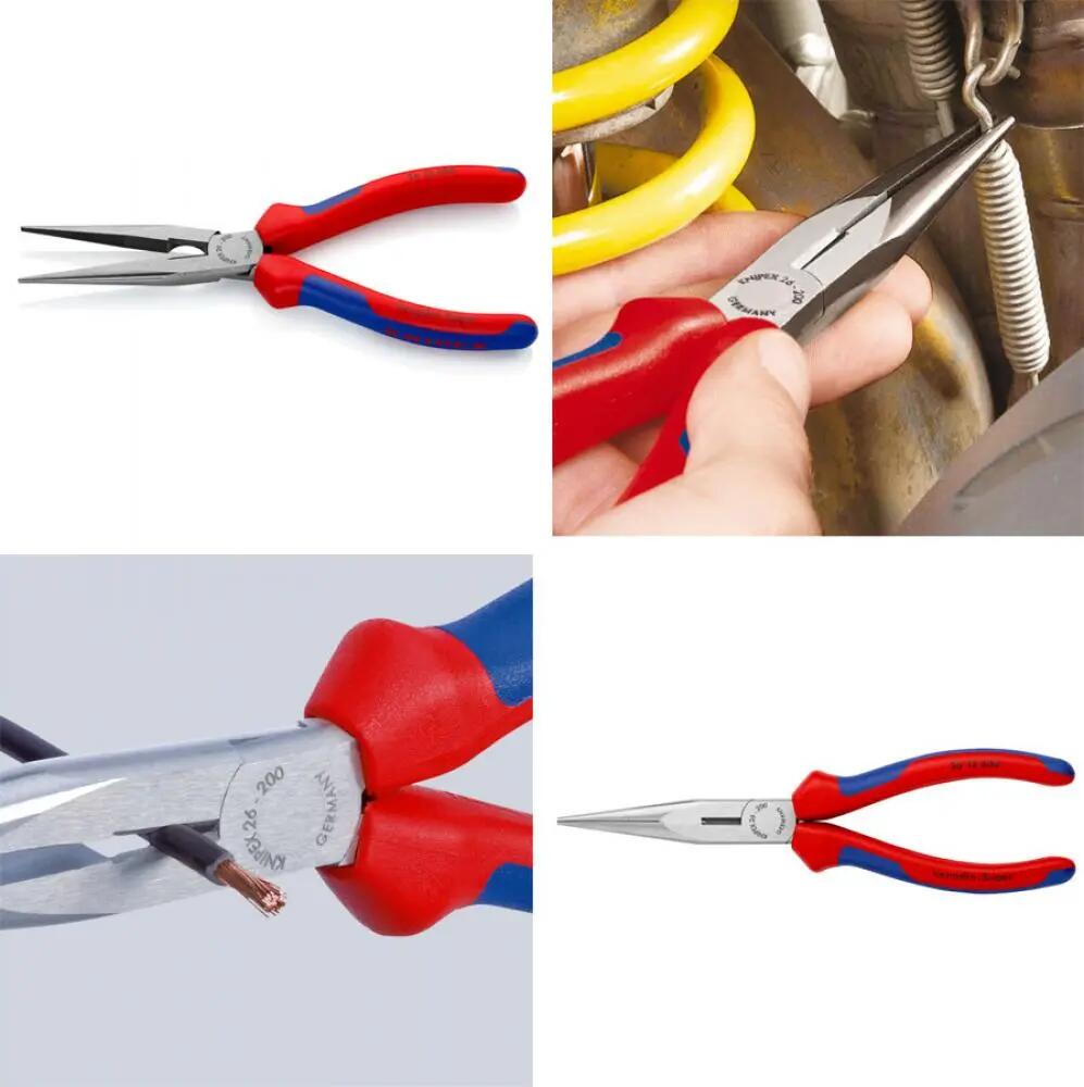 Knipex pince plate ronde avec coupe 26 12 200 2/3