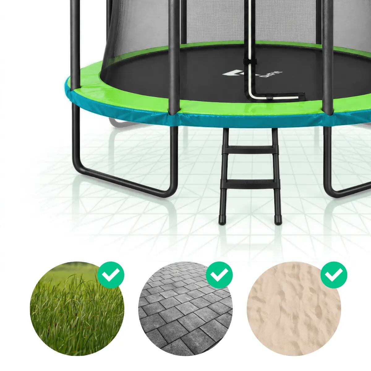 Trampolina ogrodowa dla dzieci Tiger PRO DrFit 4/9