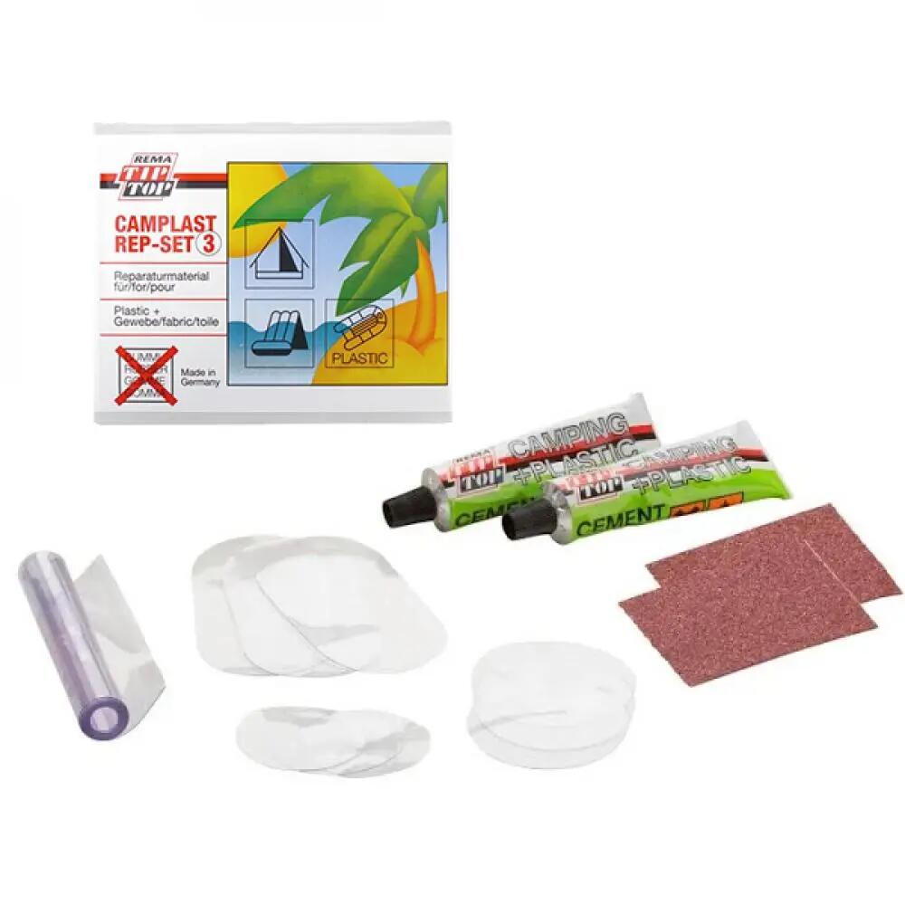 Kit de réparation Tip Top Camplast Maxi, TipTop, camping/outdoor, pour PVC + tis 2/3