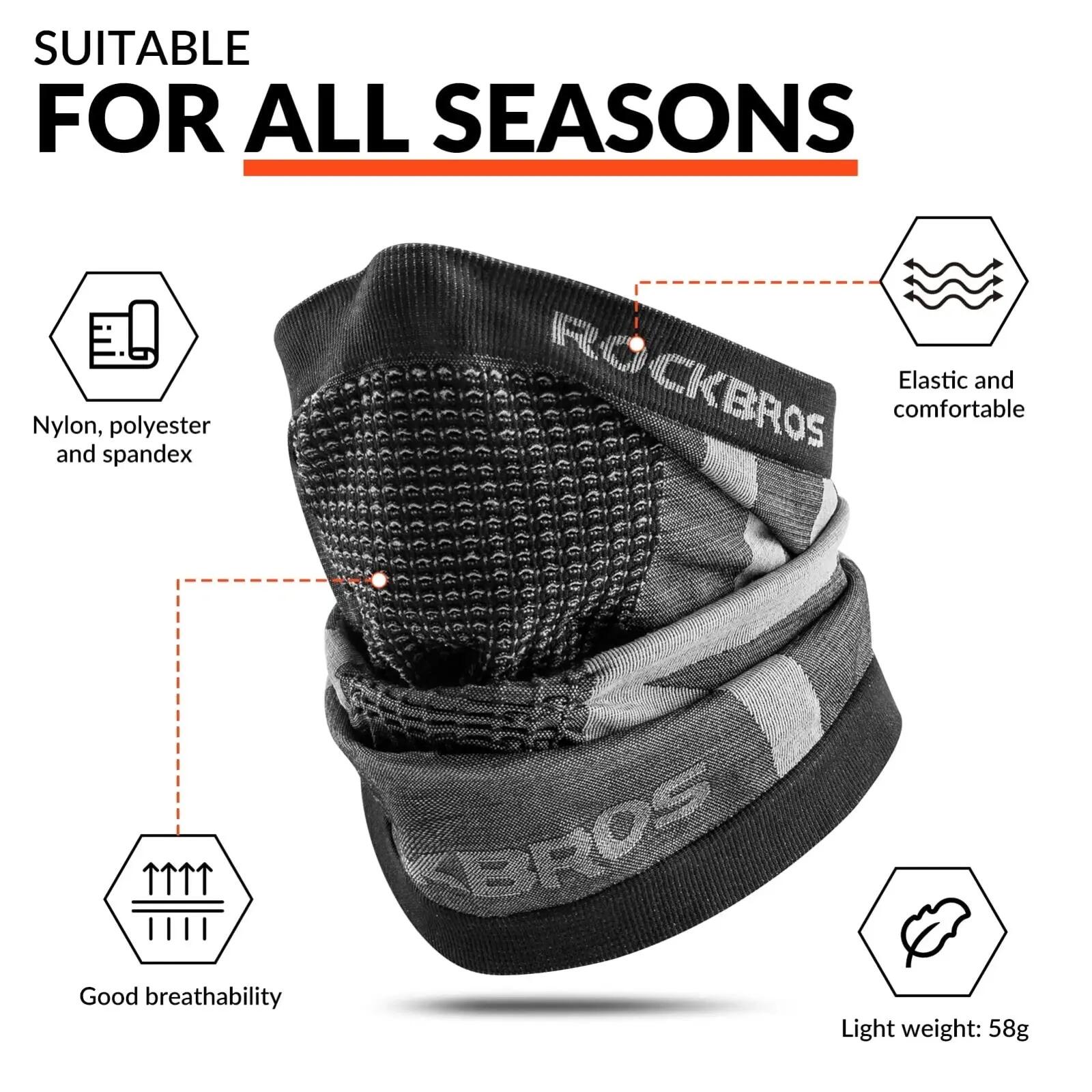 Cagoule ROCKBROS coupe-vent respirante multifonction 2/7