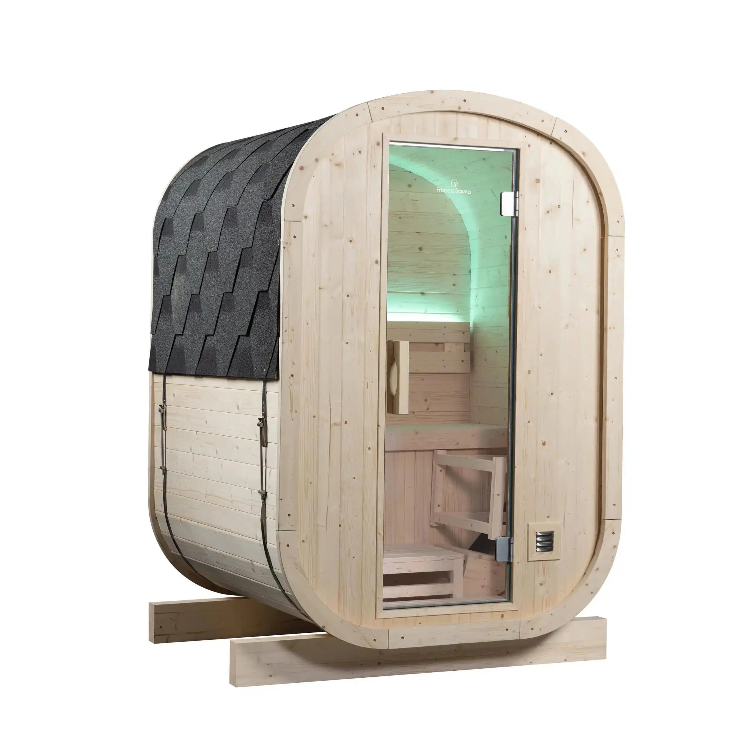 Sauna finlandesa exterior Gaia Urban  2 plazas Holls 4,5kW 9/10