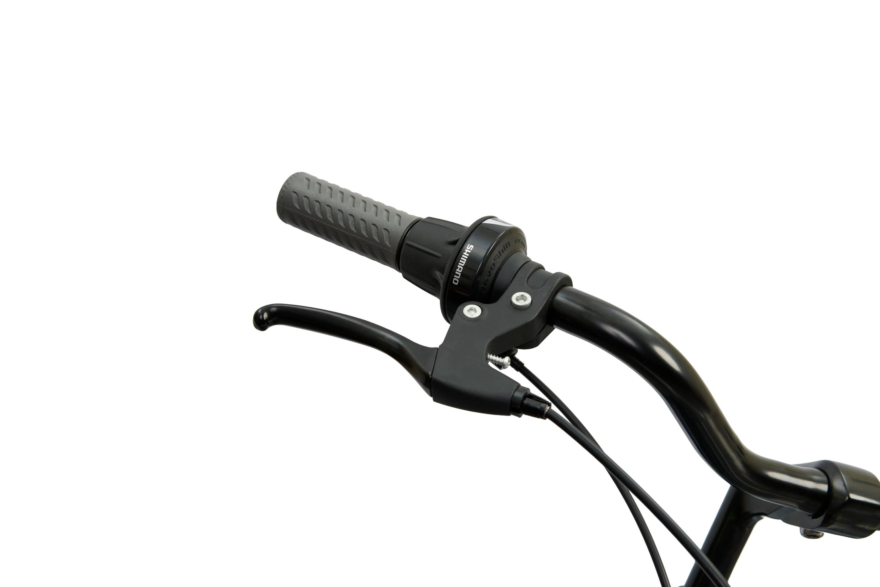 Rower Dziecięcy Miejski AGORÀ 24" 6 Biegów Shimano Lekki z Bagażnikiem 5/6