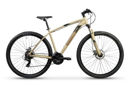 Rower Górski MTB Loop 29" Aluminiowa Rama Amortyzacja Tarczowe Hamulce Piaskowy