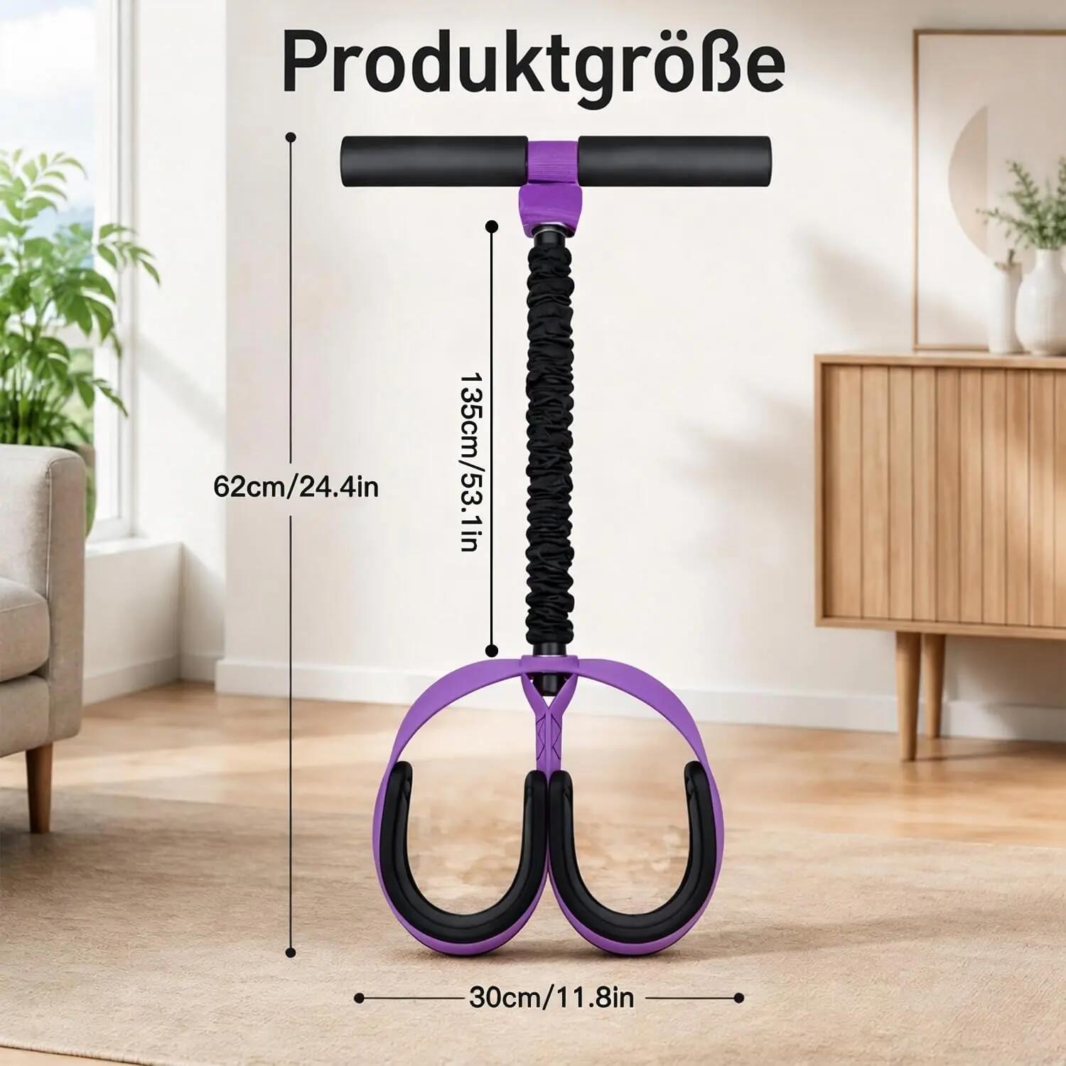 1 pédale de résistance avec poignées, Appareil d'entraînement pour abdominaux et 2/5