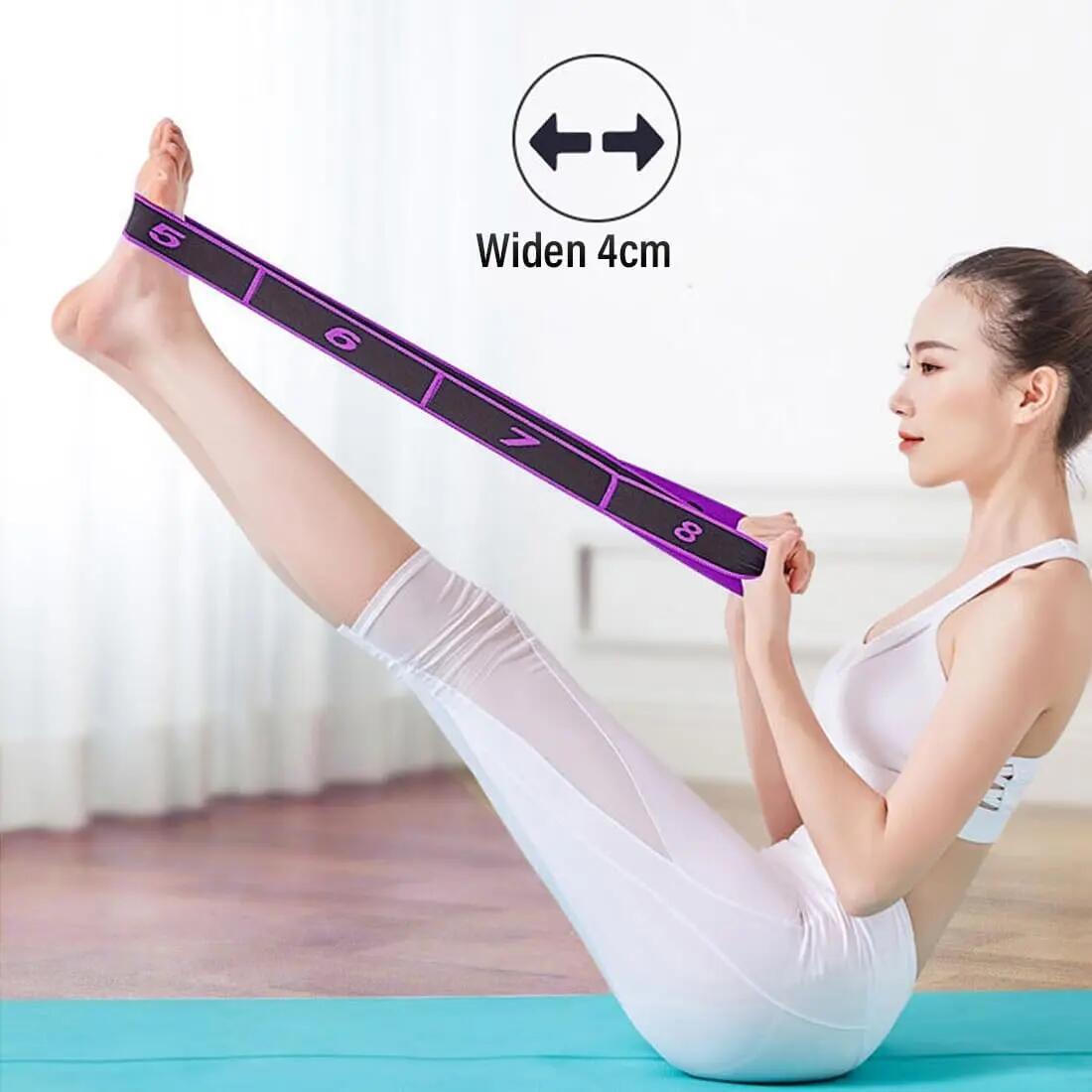 Bande Elastique Musculation, Bande Élastique Fitness 8 Niveaux de Forces, Bande 4/5