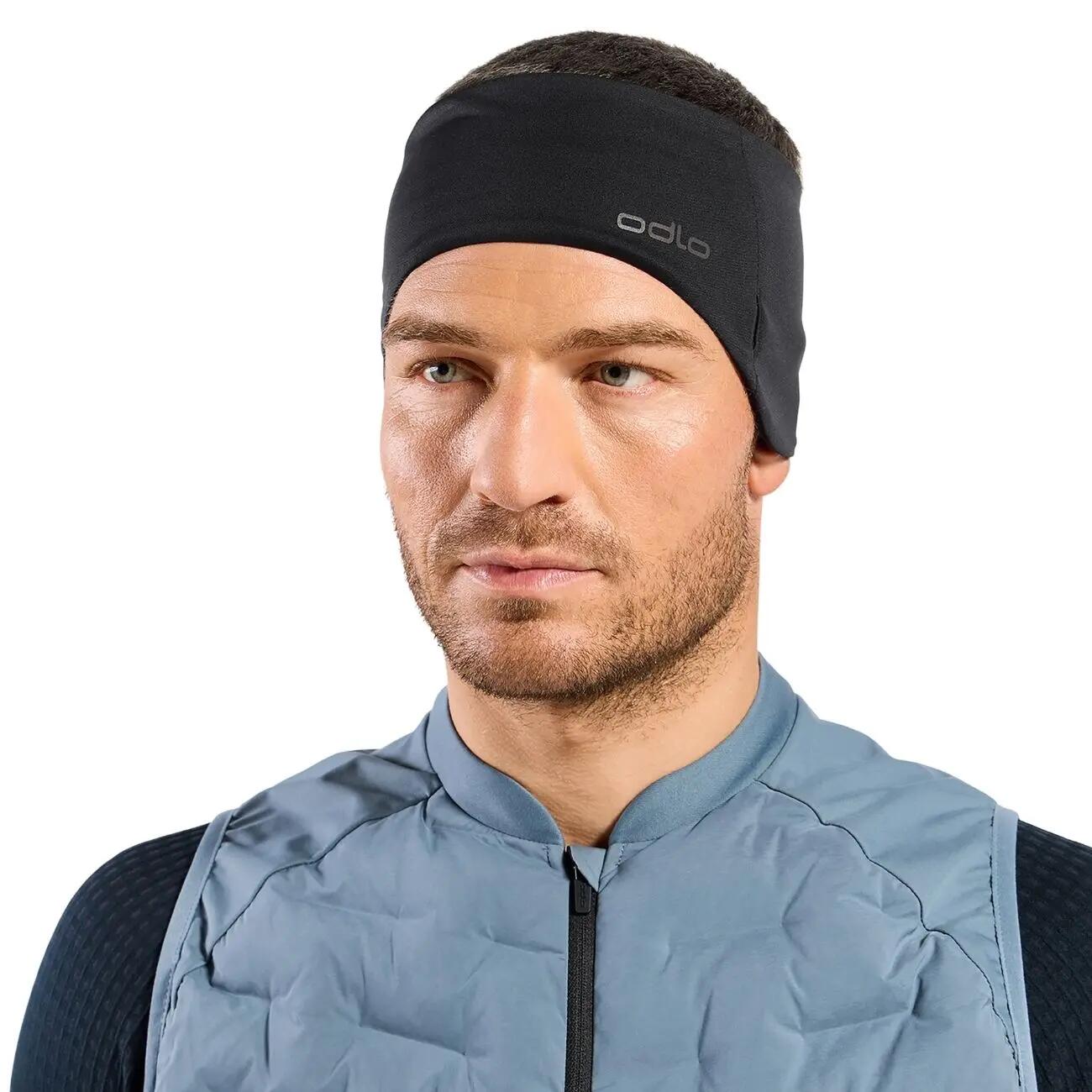 Odlo PERFORMANCE WINDBLOCK Hoofdband Muts ZWART L/XL 4/6