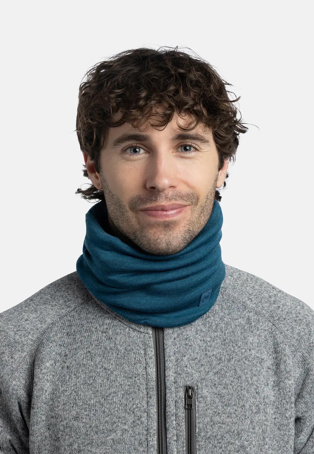 Cache-cou Merino Heavyweight Unisex Buff Marron TAILLE UNIQUE 3/5