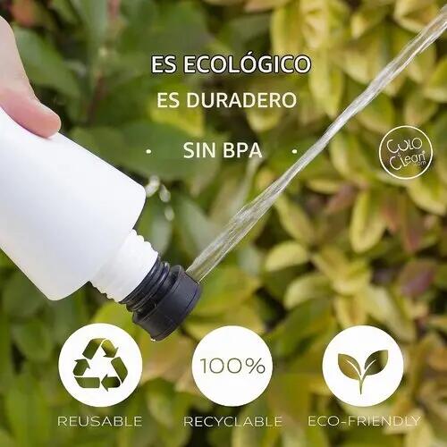 Bidé Portátil Viaje Trekking CuloClean Blanco Negro 330ml Silencioso 3/7