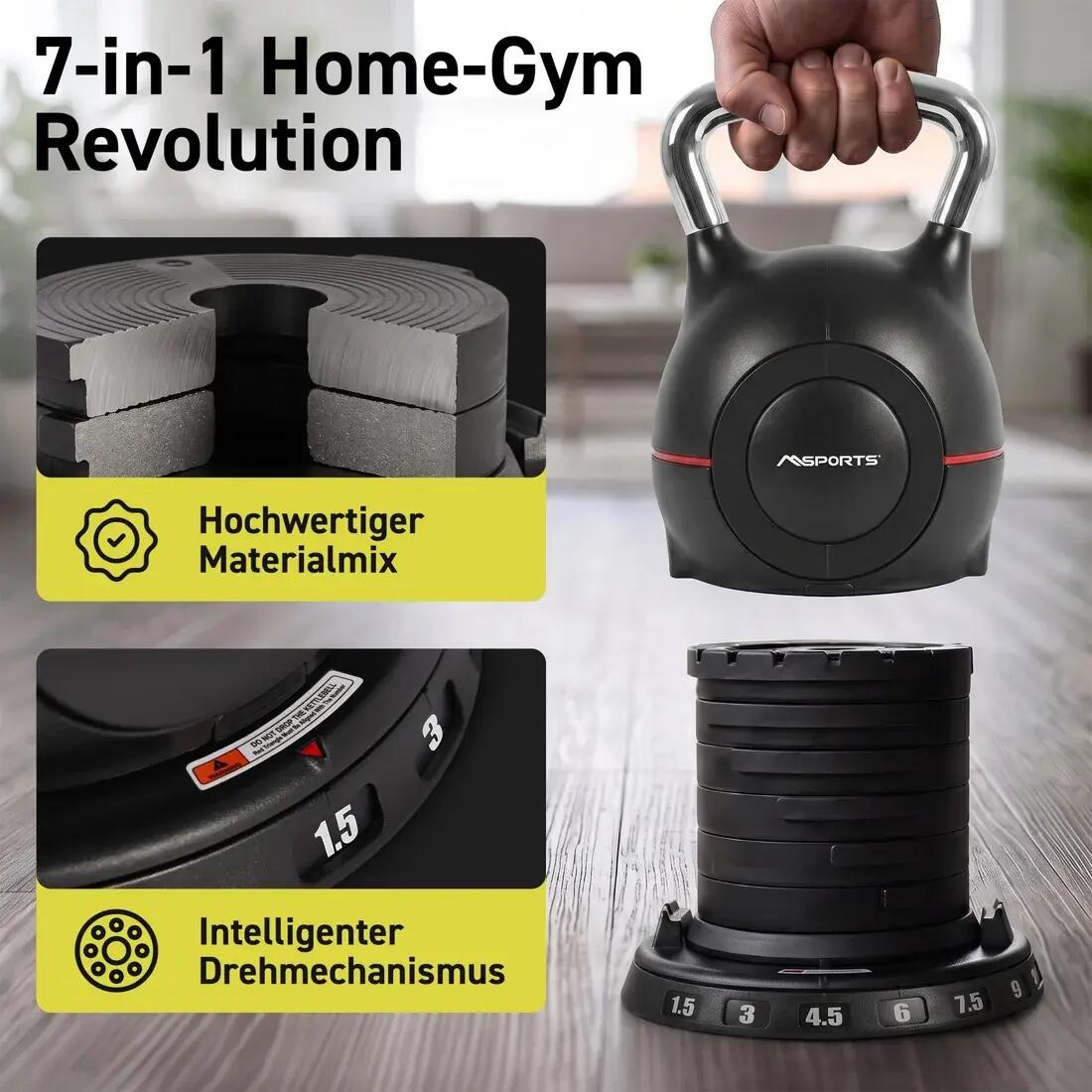 Kettlebell réglable 3/8