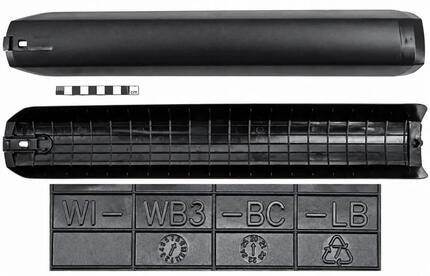 Winora Battery Cover schwarz für Sinus He/Da - Bosch i625Wh