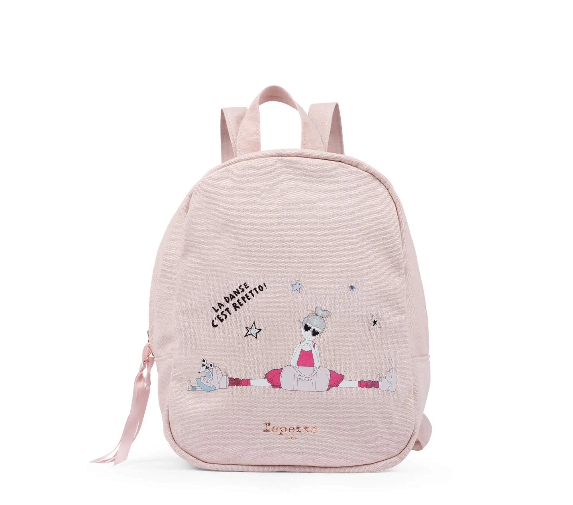 Sac à dos - Ballerina - Fille - Bretelles réglables - Rose 1/1
